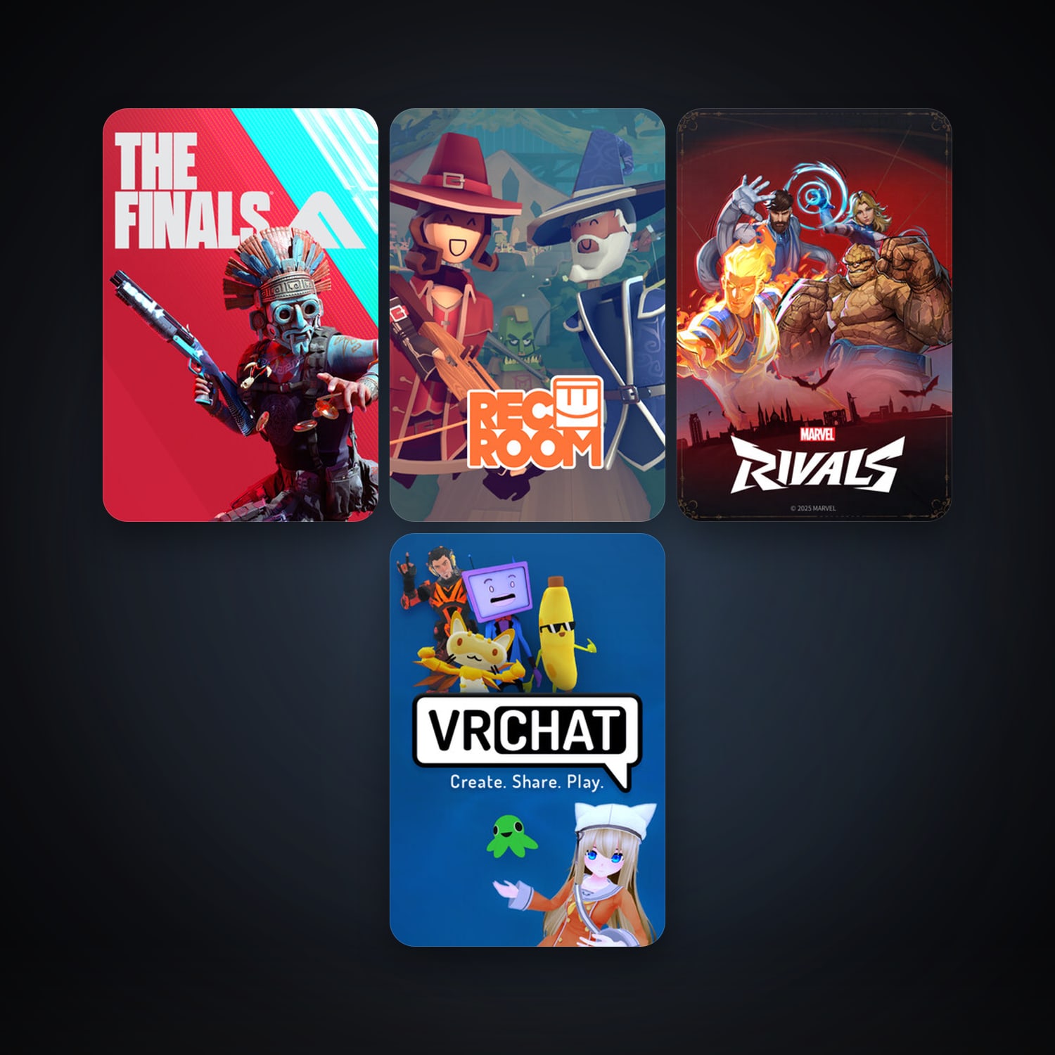 VRChat + Rec Room, 15 games, clean — HabibiAccounts