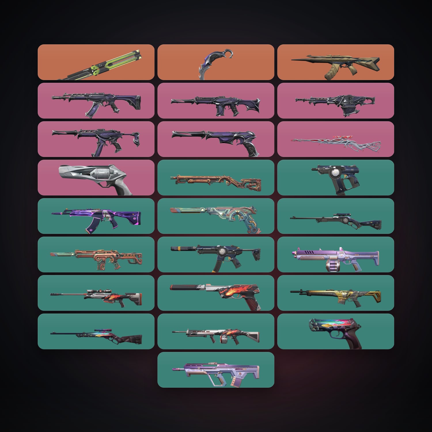 EU Ascendant 1 locker — 2 knives, 27 skins, lvl 54 — HabibiAccounts