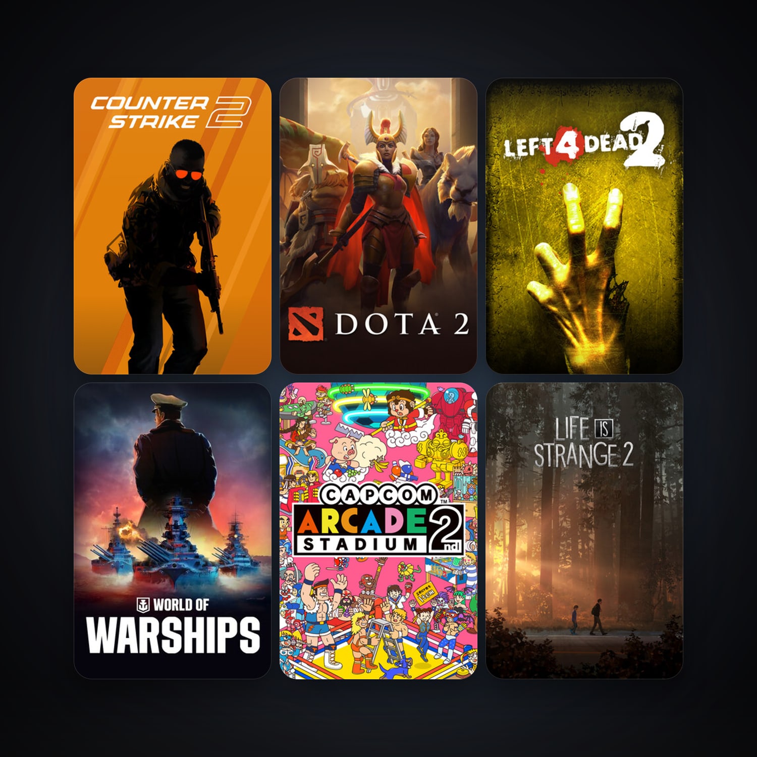 Left 4 Dead 2 + Dota 2, 127 games, Steam 19, clean — HabibiAccounts