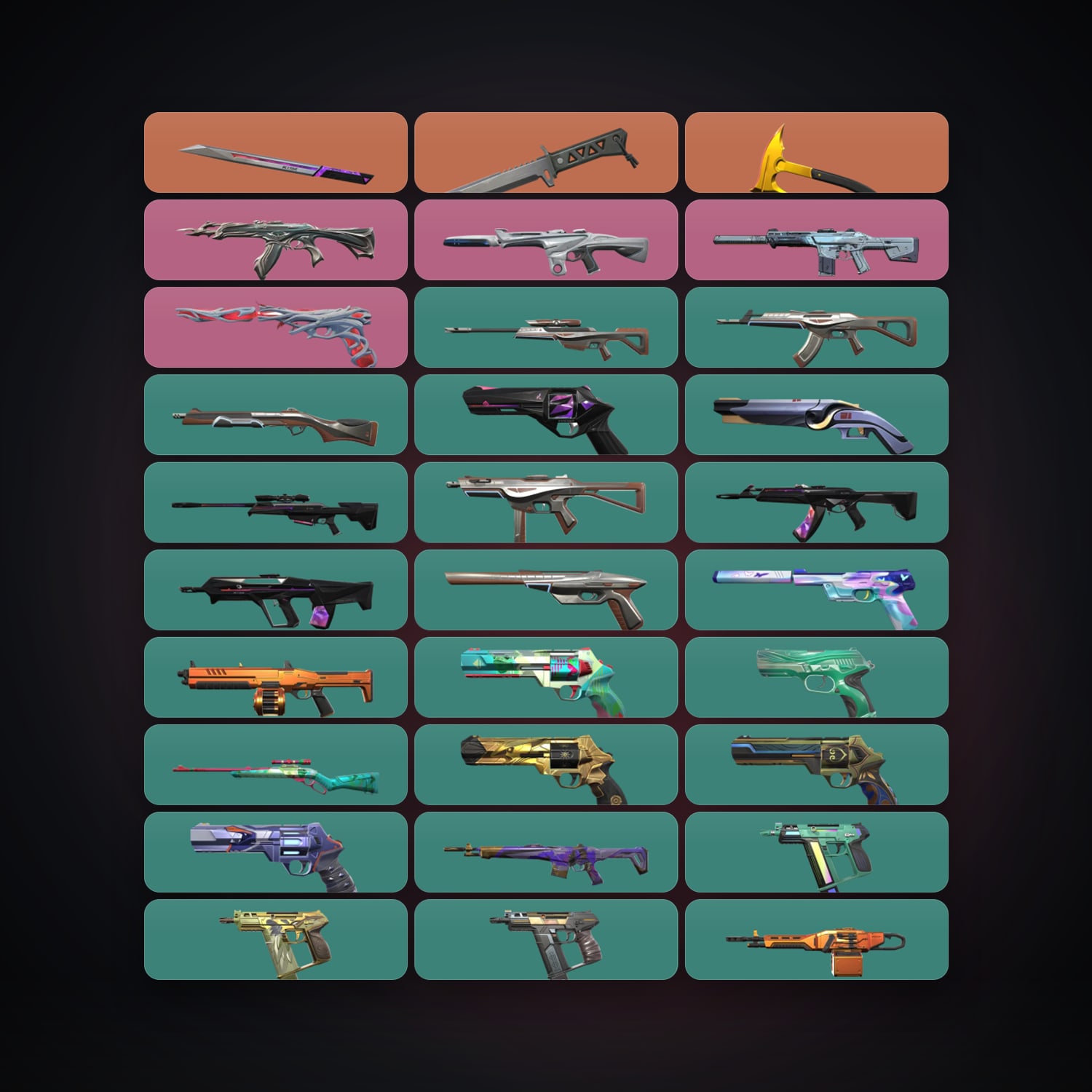 AP Plat 2 locker — 3 knives, 53 skins, lvl 278 — HabibiAccounts