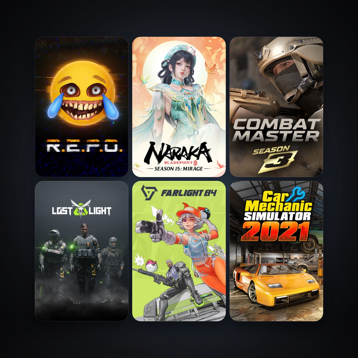 Motorcycle Mechanic Simulator 2021 + Car Mechanic Simulator 2021, 22 games, clean — HabibiAccounts