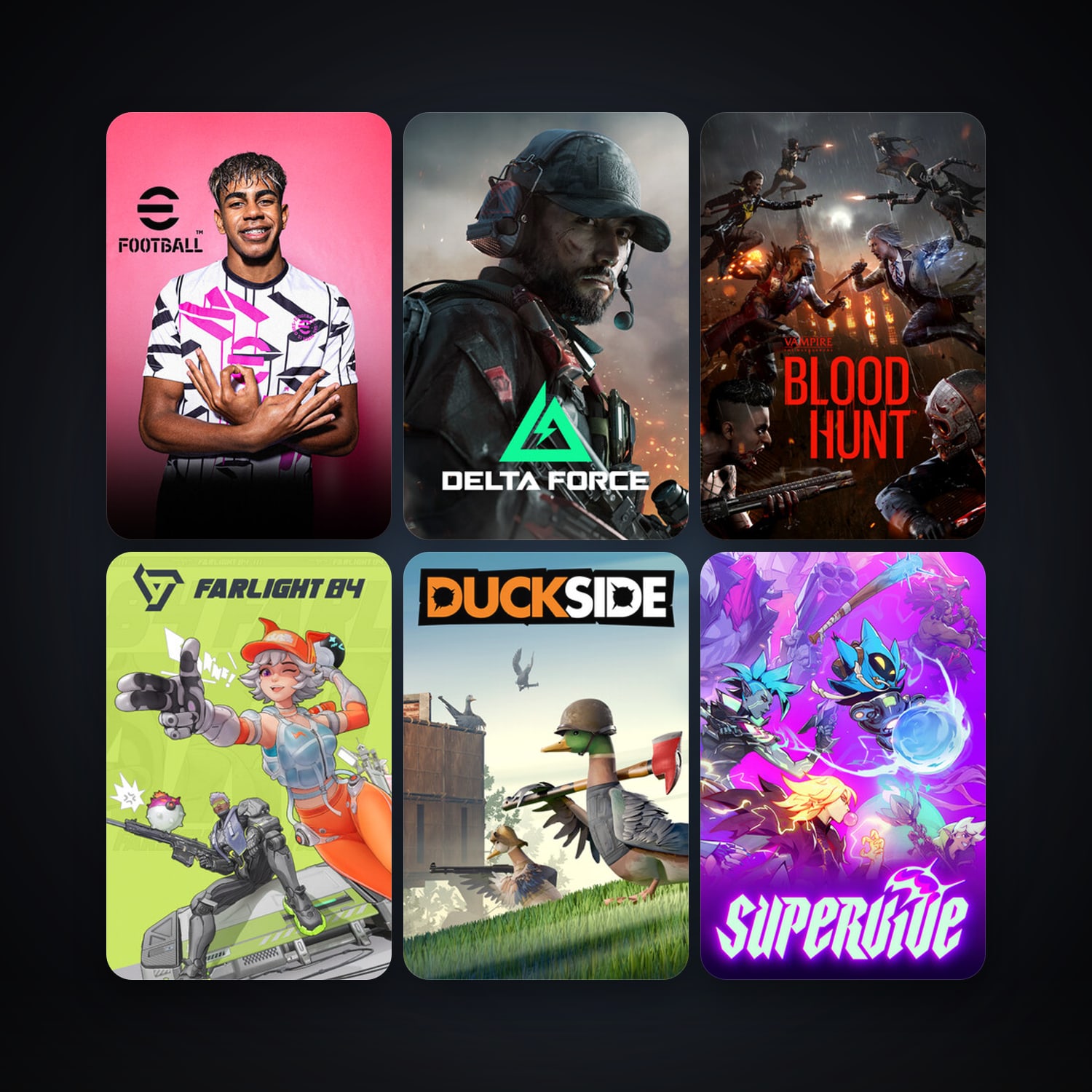Vampire: The Masquerade - Bloodhunt + SUPERVIVE, 33 games, clean — HabibiAccounts