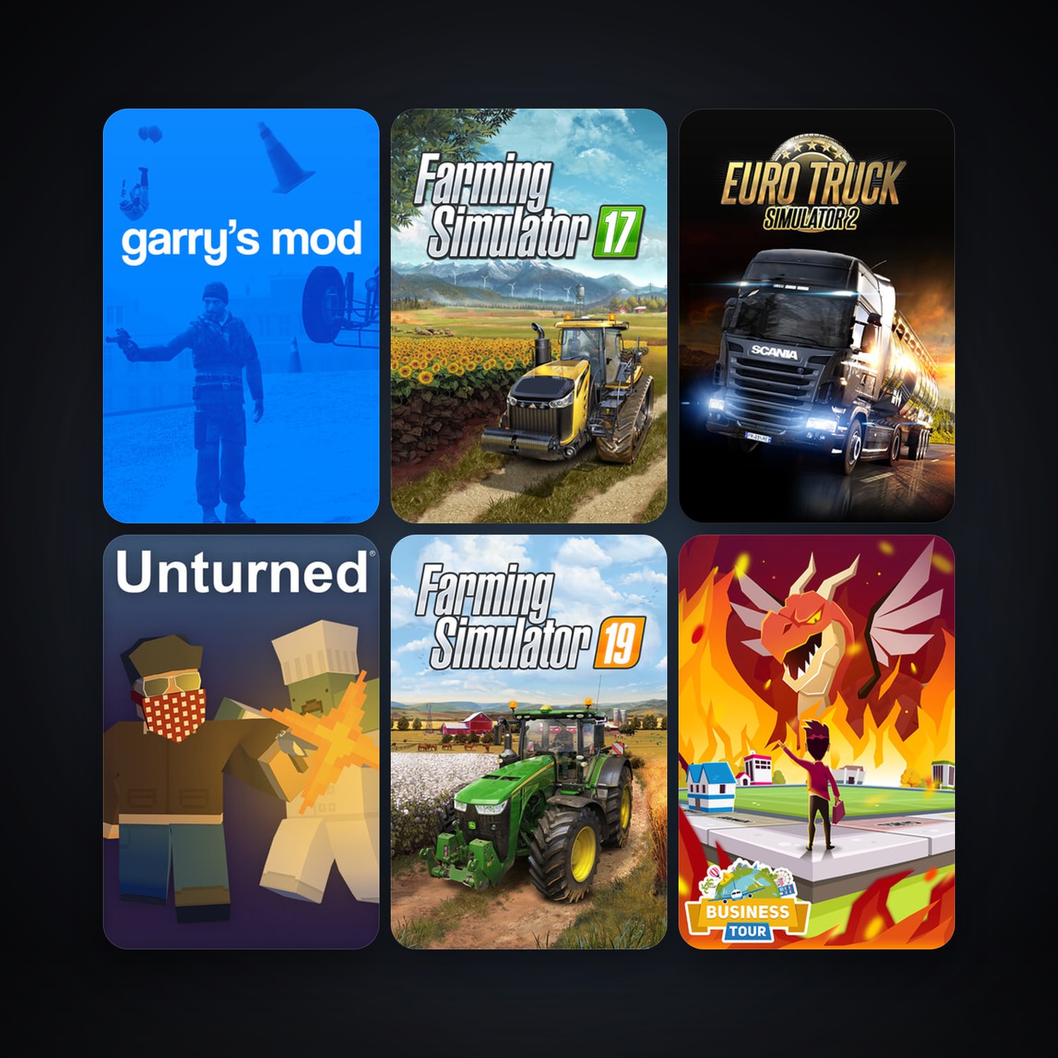 Garry's Mod + PAYDAY 2, 10 games, clean — HabibiAccounts