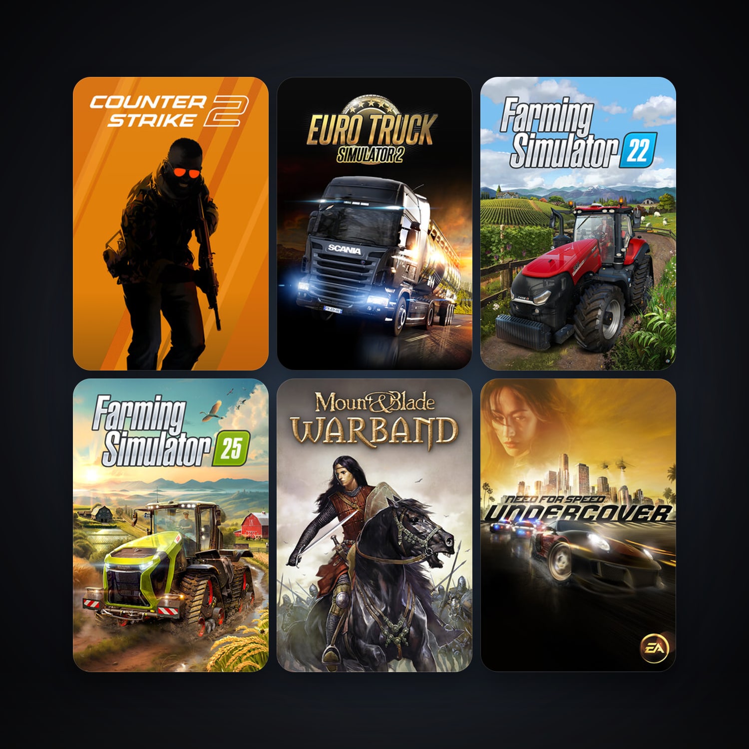 CS2 Prime + Need for Speed Undercover, 65 games, clean — HabibiAccounts