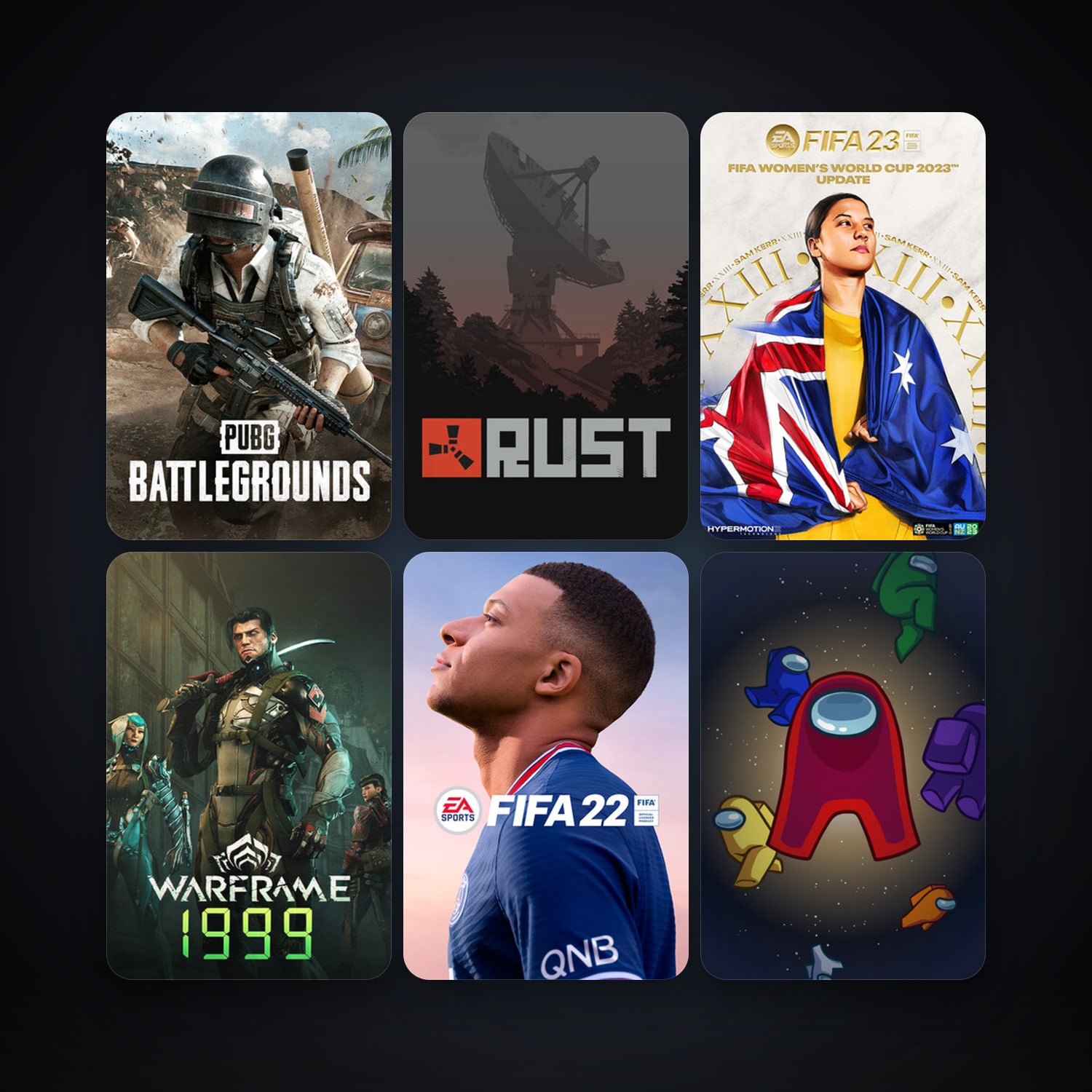 Free CS2 (No Prime) + Warframe, 12 games, clean — HabibiAccounts
