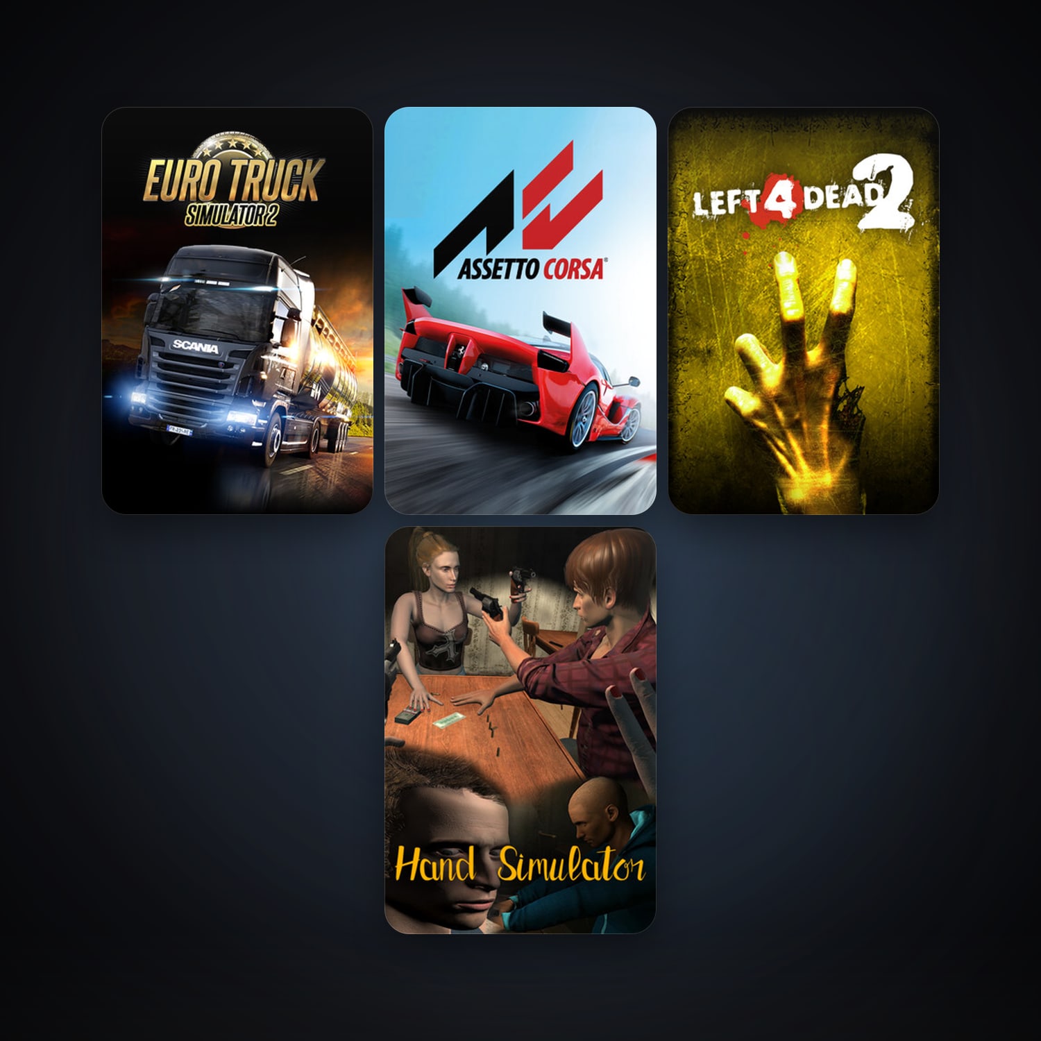 Left 4 Dead 2 + Free CS2 (No Prime), 14 games, clean — HabibiAccounts