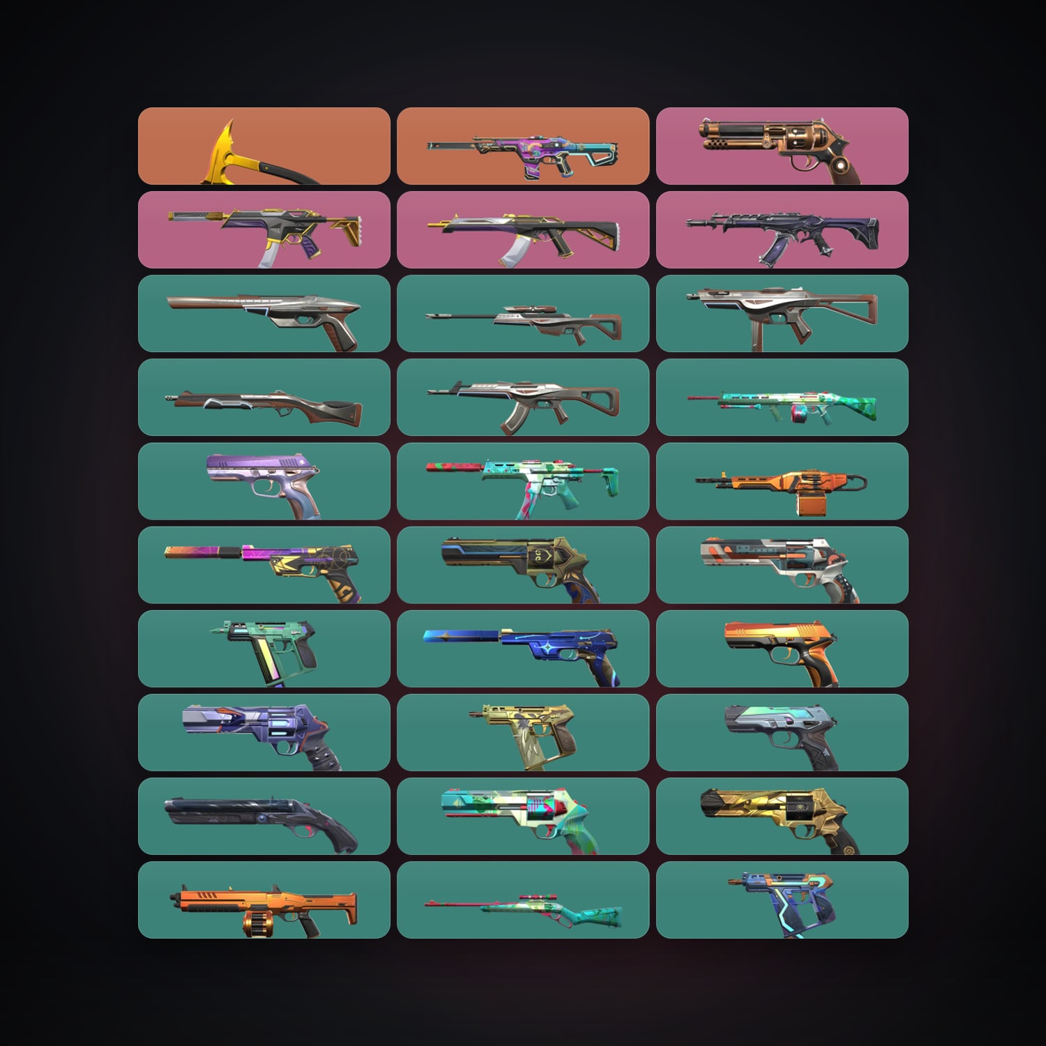 EU Gold 3 locker — 1 knives, 31 skins, lvl 171 — HabibiAccounts