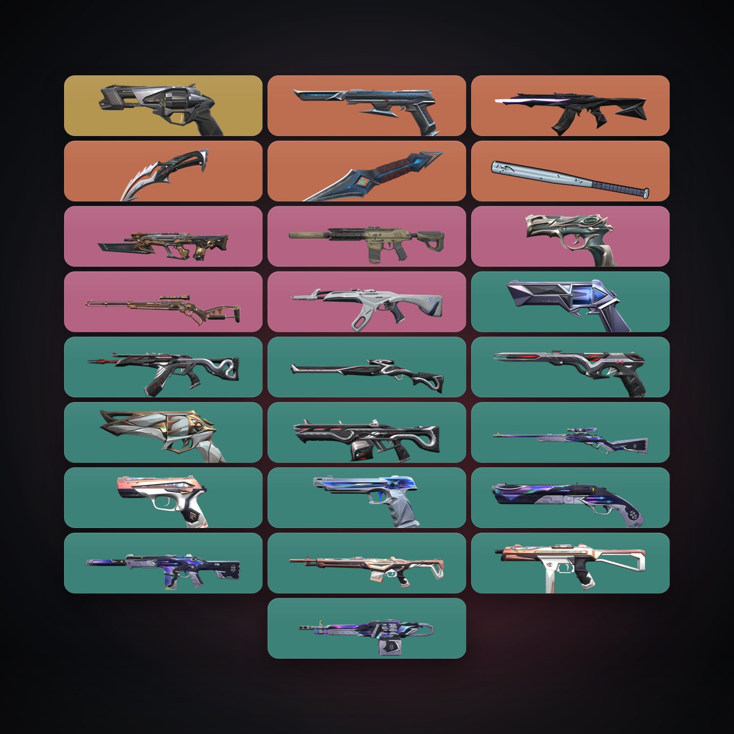 AP Plat 3 locker — 3 knives, 25 skins, lvl 88 — HabibiAccounts
