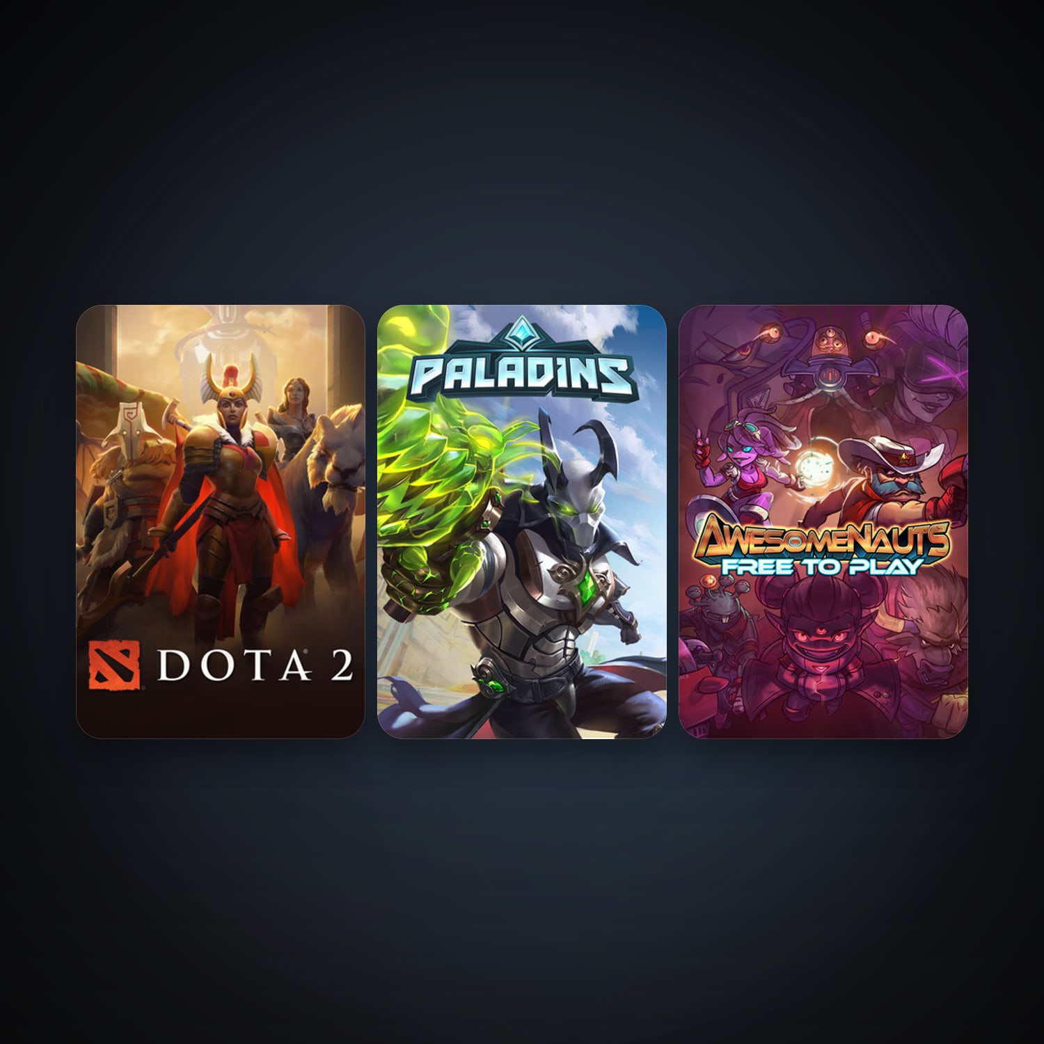 Dota 2 + Awesomenauts, 6 games, clean — HabibiAccounts