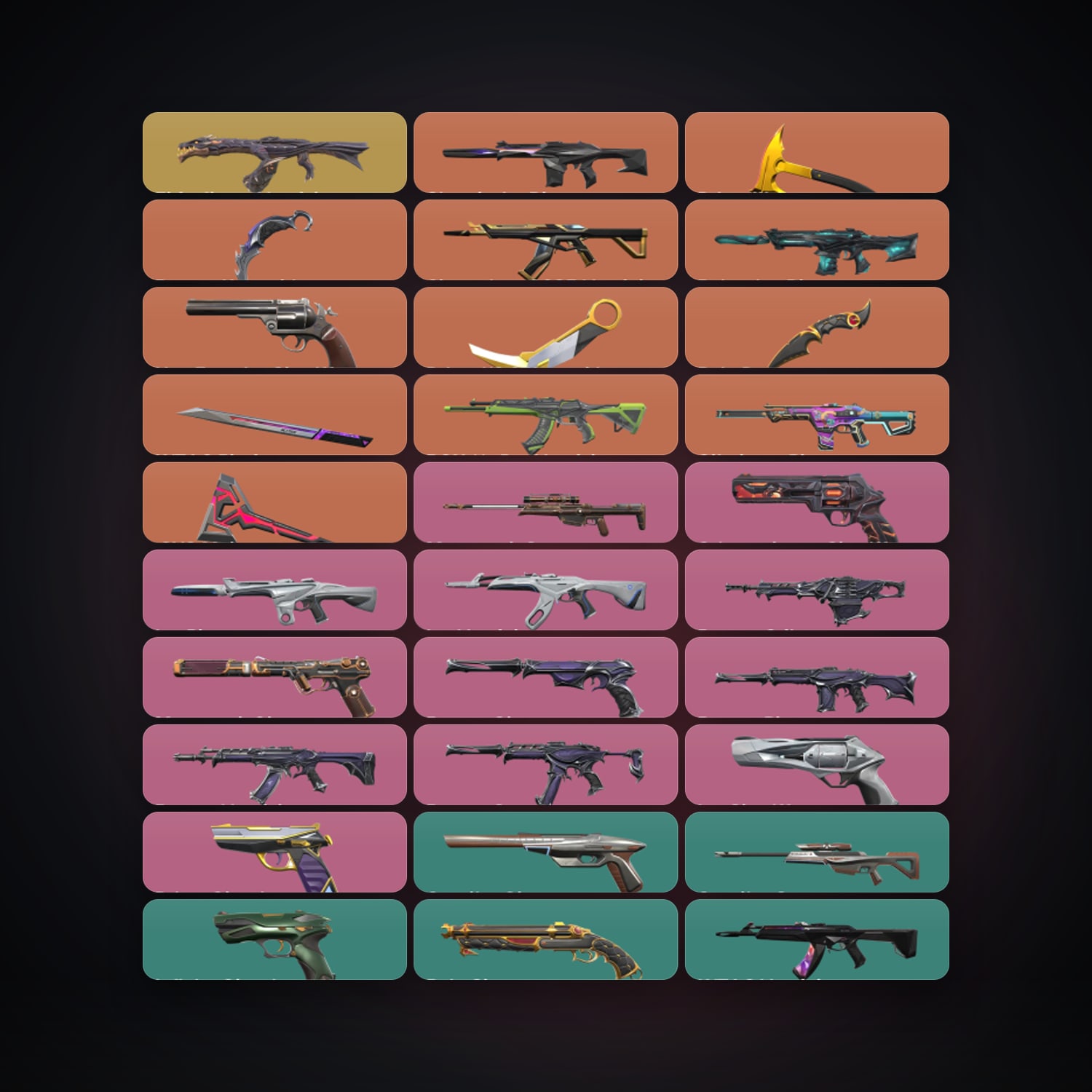EU Gold 1 locker — 6 knives, 87 skins, lvl 240 — HabibiAccounts