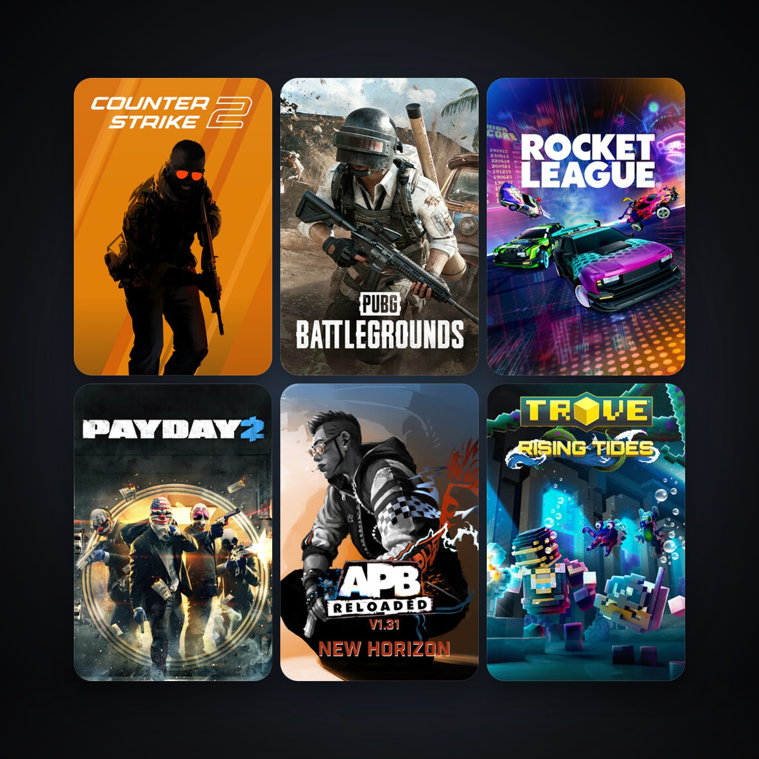 CS2 Prime + APB Reloaded, 23 games, Steam 11, clean — HabibiAccounts