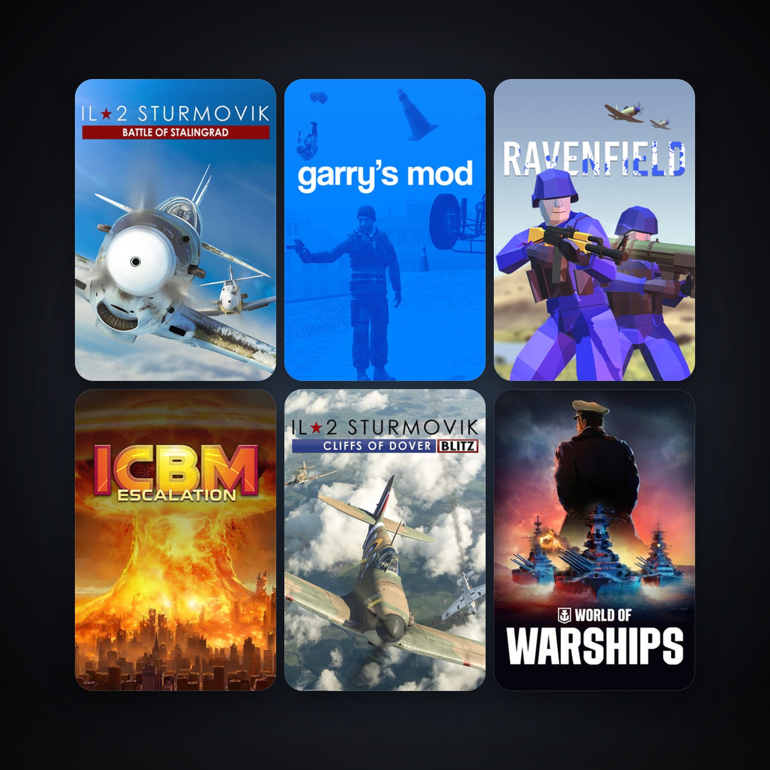 Garry's Mod + DCS World Steam Edition, 58 games, clean — HabibiAccounts