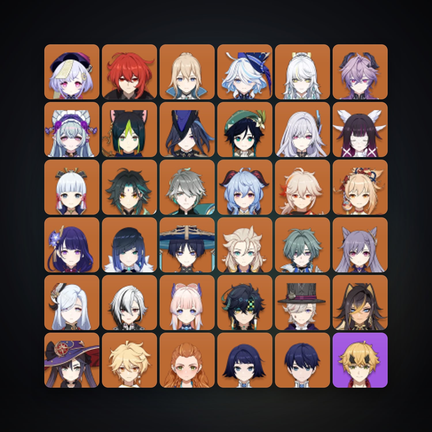 Genshin Impact | AR 60 | 82 Chars | 31× 5★ — Genshin / miHoYo Account — HabibiAccounts