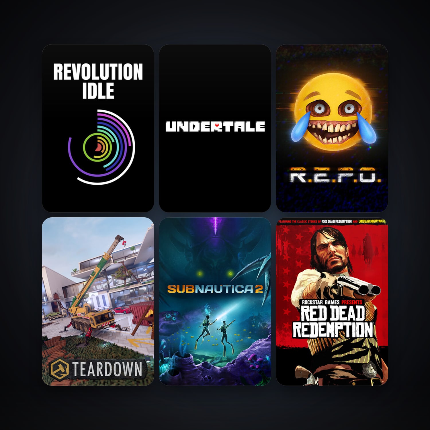 Undertale + Teardown, 20 games, clean — HabibiAccounts