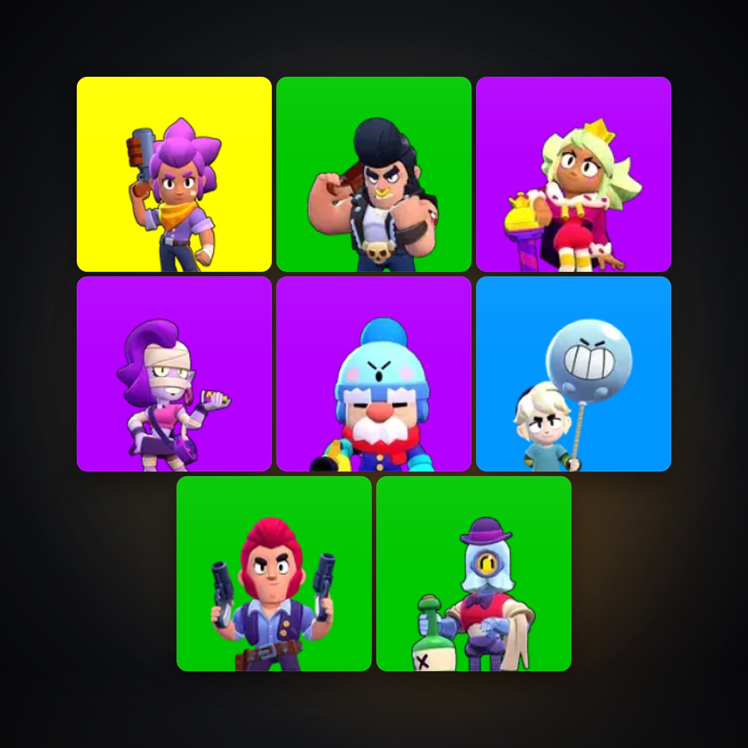 8 Brawlers | 825 Trophies — HabibiAccounts