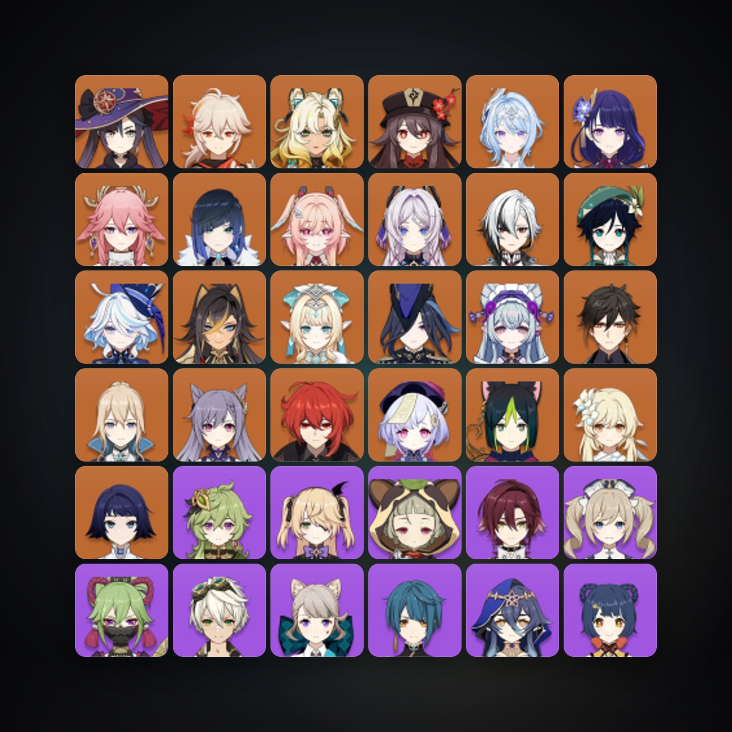 جينشن إمباكت | AR 57 | 73 شخصية | 23× 5★ — HabibiAccounts