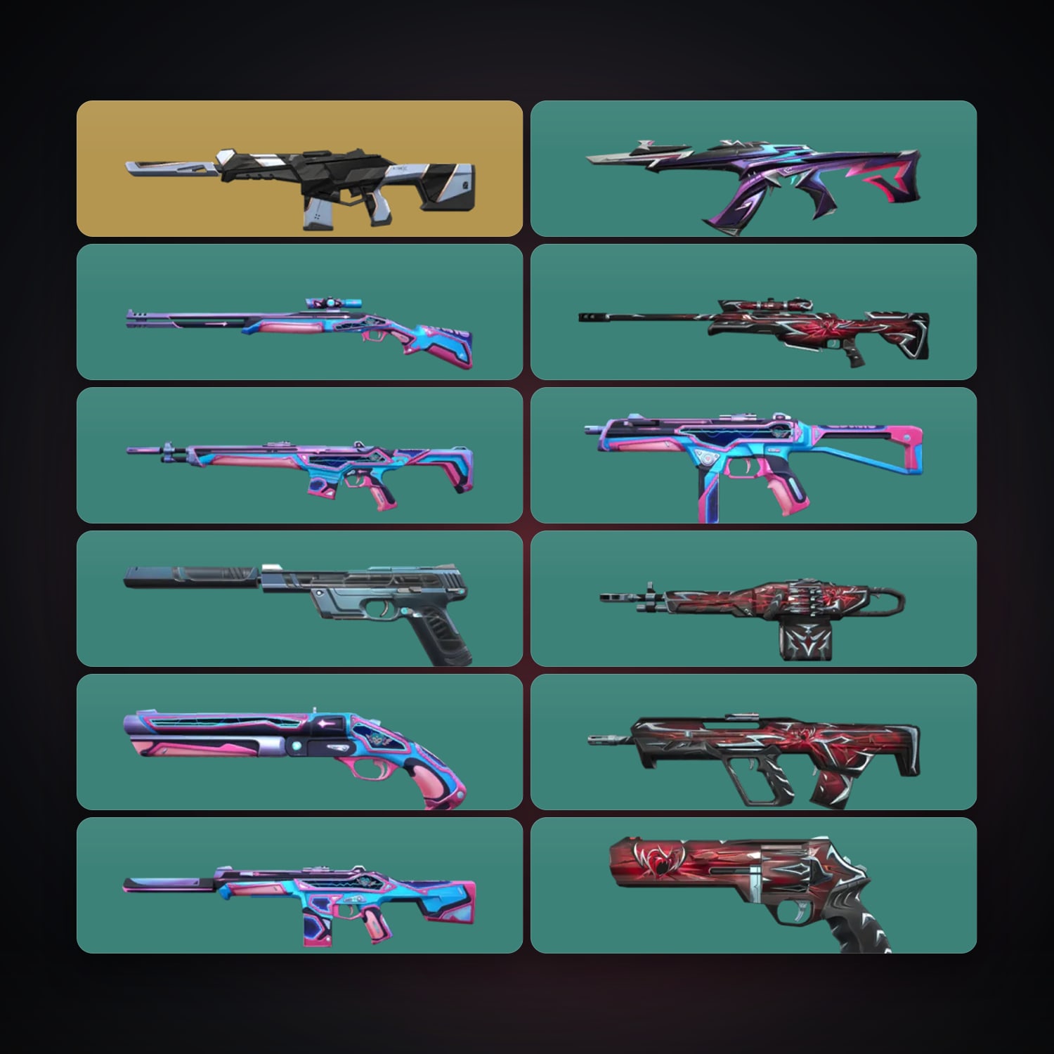 AP Silver 2 locker — 12 skins, lvl 46 — HabibiAccounts