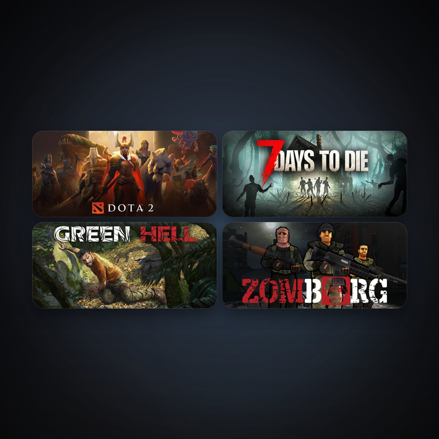 Dota 2 + 7 Days to Die, 6 games, clean — HabibiAccounts