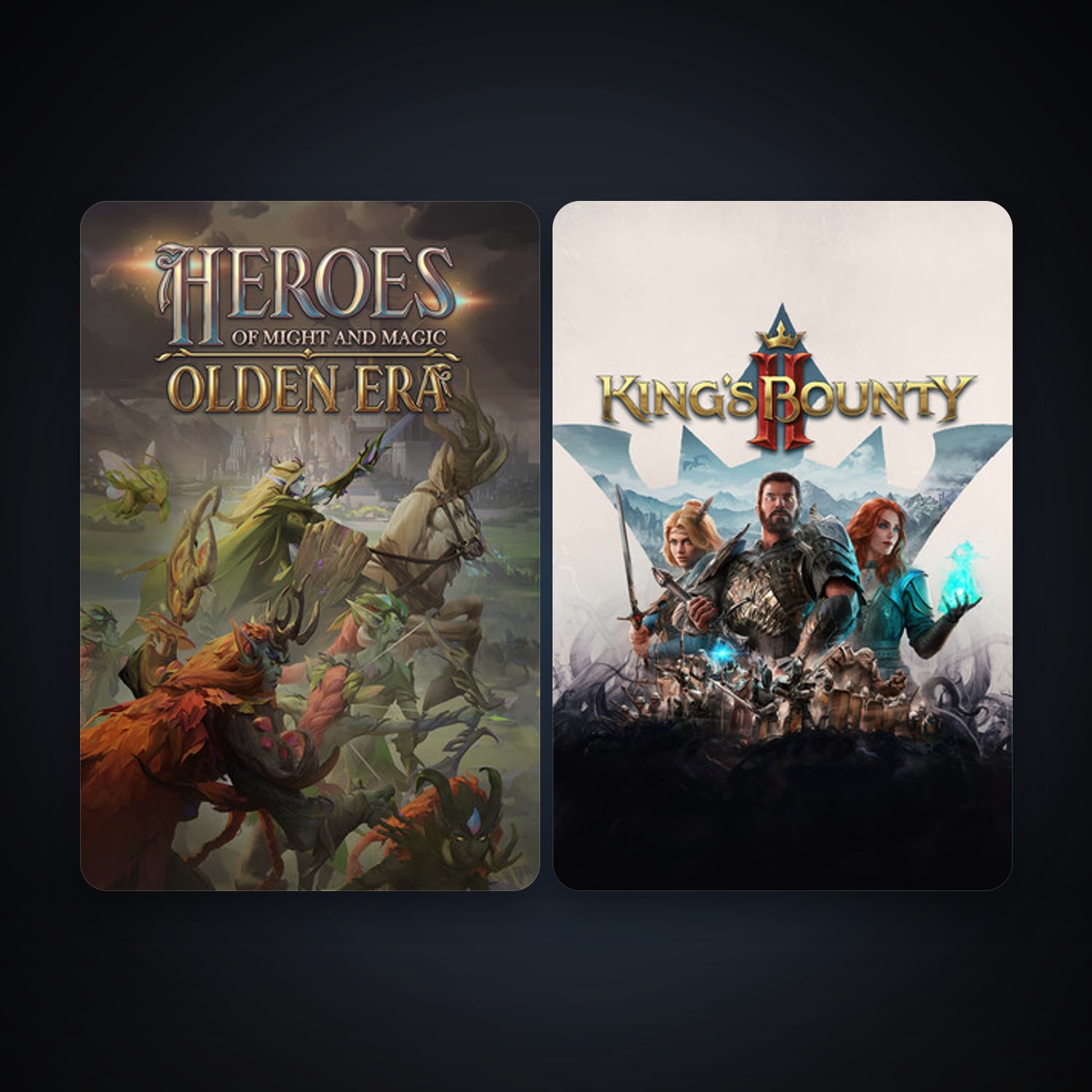King's Bounty II + Heroes of Might and Magic: Olden Era, 2 games, clean — HabibiAccounts