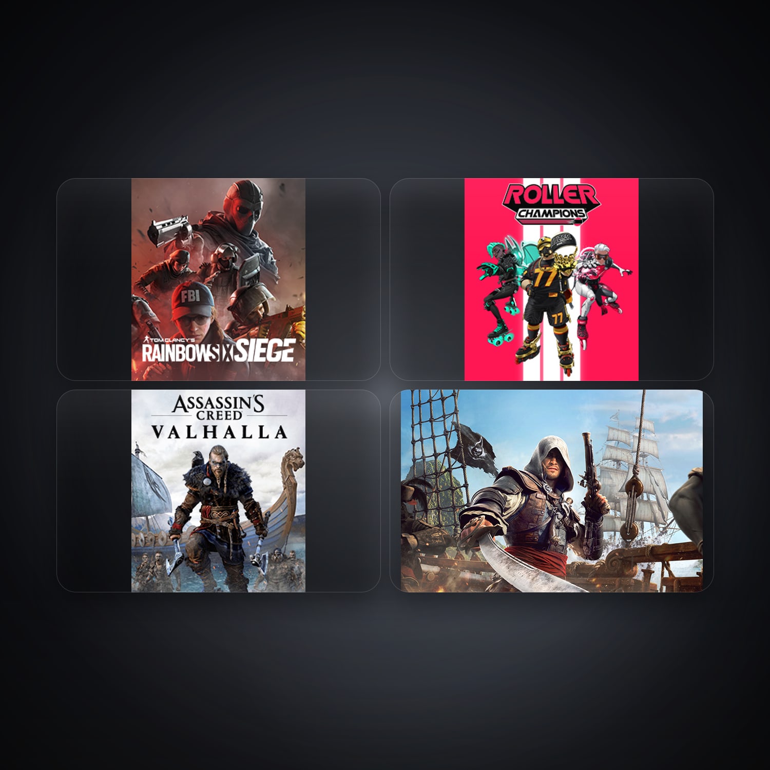 Ubisoft Tom Clancy's Rainbow Six Siege (Steam) + Roller Champions — US — 4 games — HabibiAccounts