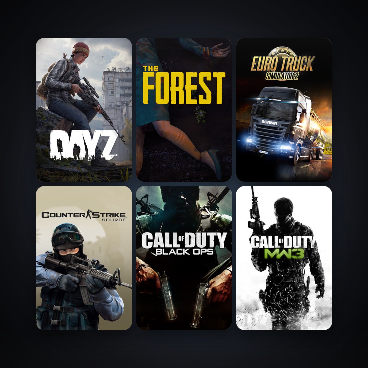 Counter-Strike: Source + Just Cause 2, 13 games, Steam 10, clean — HabibiAccounts