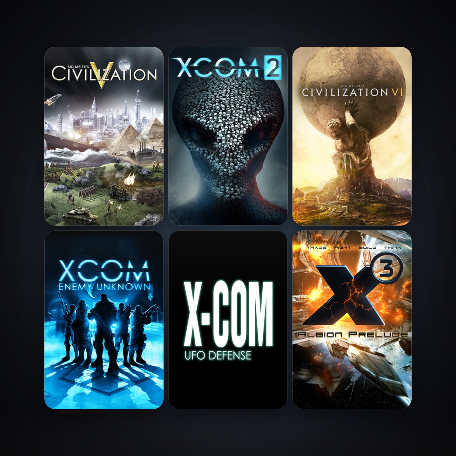 X3: Reunion + X-COM: UFO Defense, 14 games, clean — HabibiAccounts