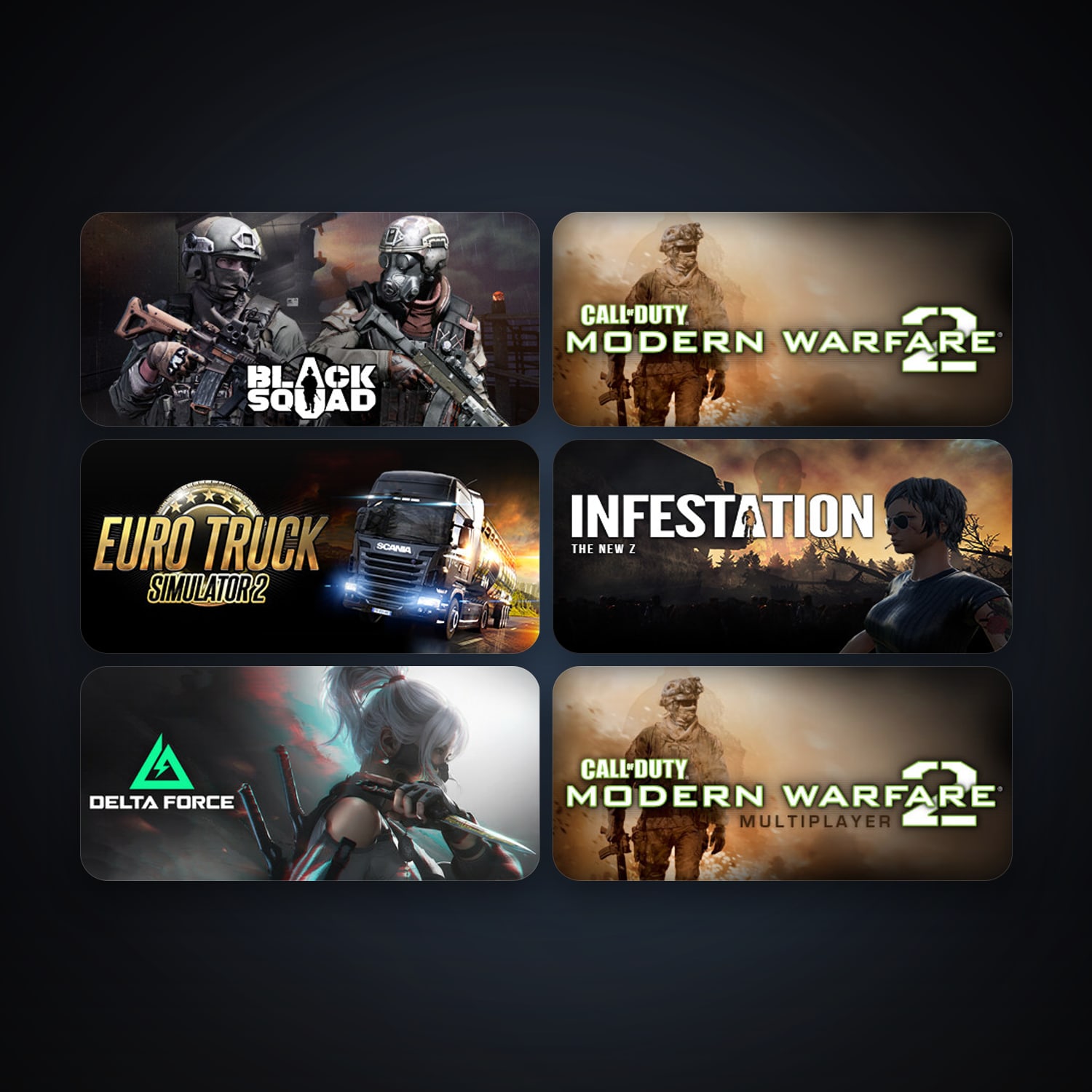 Free CS2 (No Prime) + Call of Duty: Modern Warfare 2 (2009), 13 games, clean — HabibiAccounts