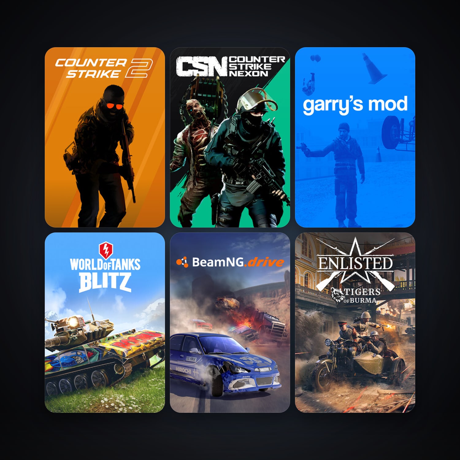 CS2 Prime + Garry's Mod, 96 games, clean — HabibiAccounts