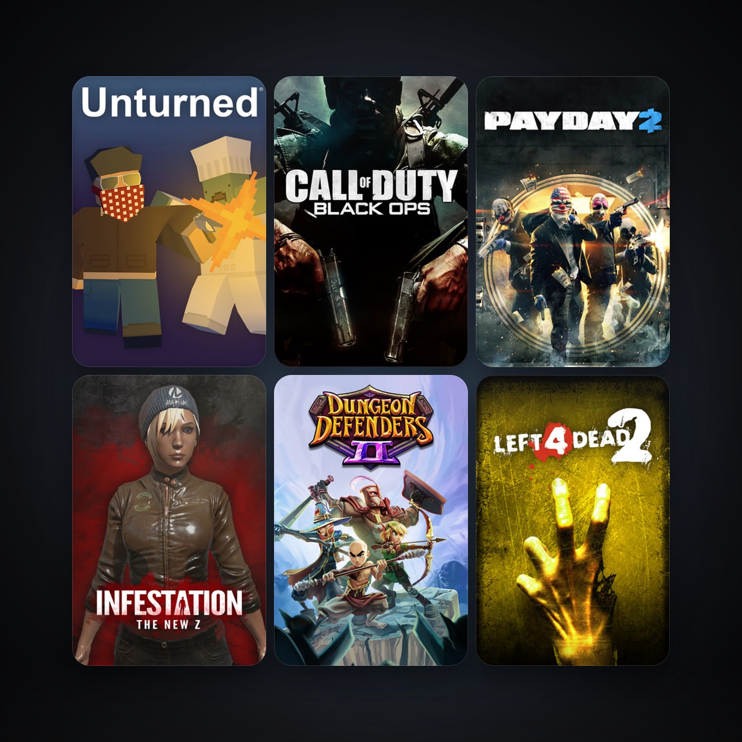 Left 4 Dead + Left 4 Dead 2, 76 games, clean — HabibiAccounts