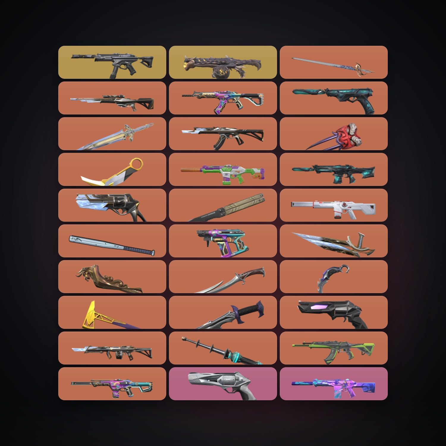 EU Bronze 2 locker — 13 knives, 152 skins, lvl 178 — HabibiAccounts