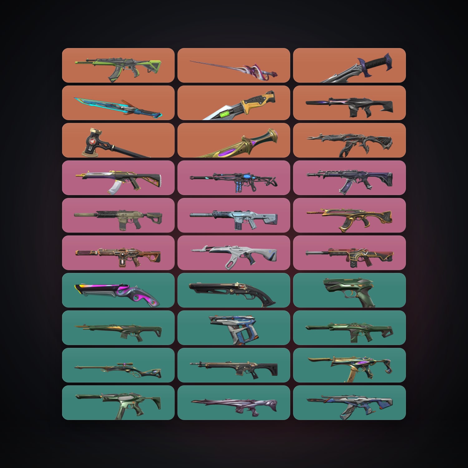 EU Silver 3 locker — 6 knives, 76 skins, lvl 141 — HabibiAccounts