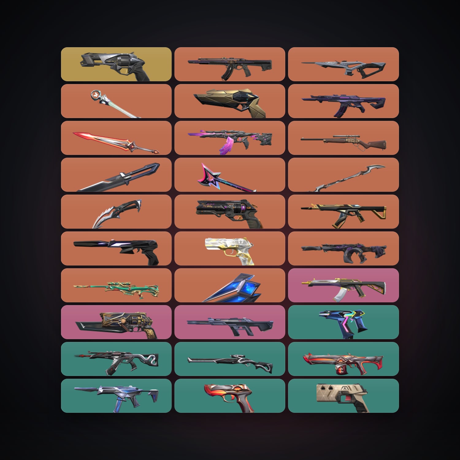 EU Silver 2 locker — 7 knives, 73 skins, lvl 214 — HabibiAccounts