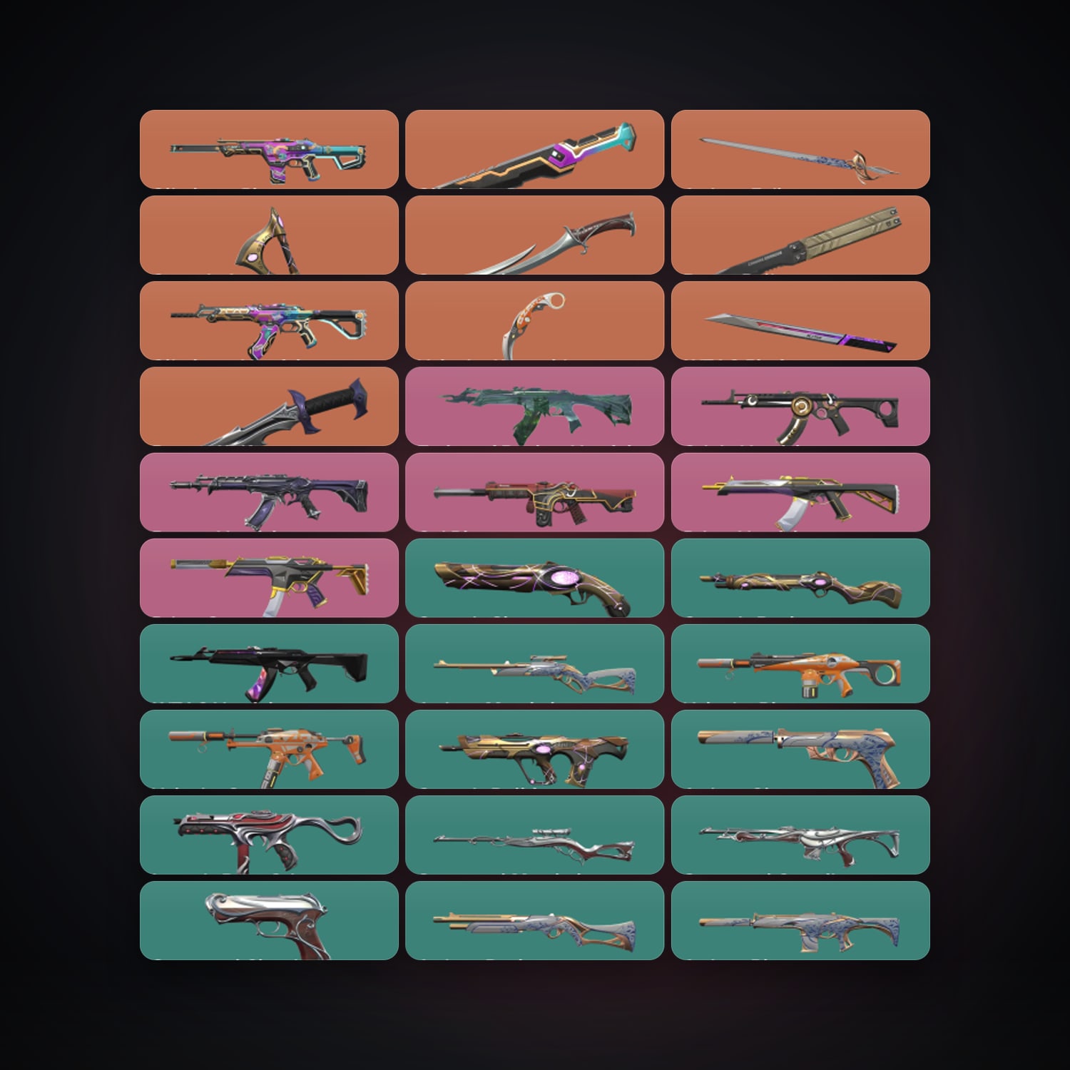 NA Iron 3 locker — 8 knives, 87 skins, lvl 135 — HabibiAccounts