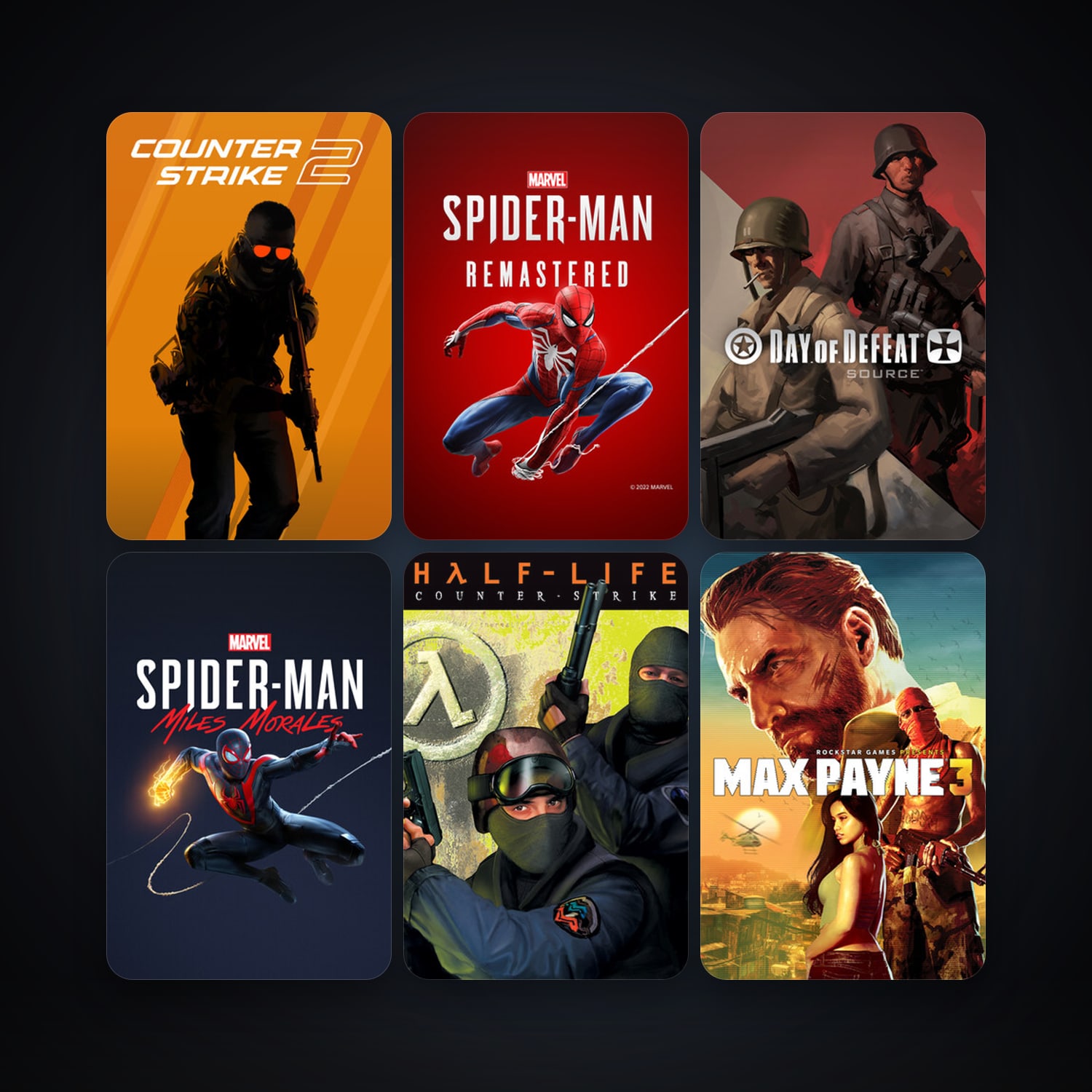Counter-Strike + Day of Defeat: Source, 11 games, clean — HabibiAccounts