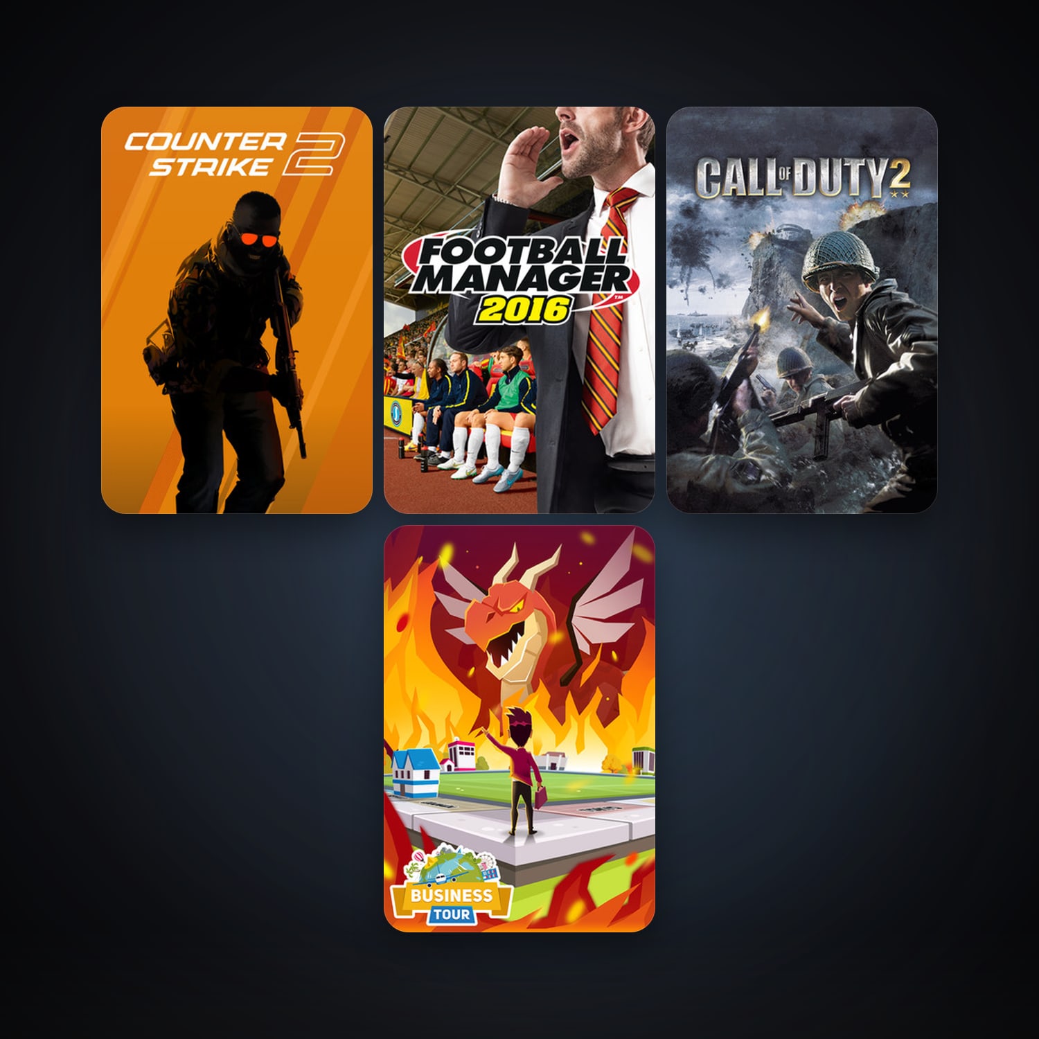 CS2 Prime + Call of Duty 2, 5 games, clean — HabibiAccounts