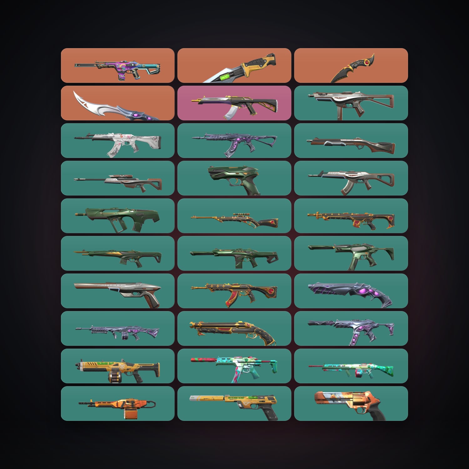 EU Gold 1 locker — 3 knives, 58 skins, lvl 109 — HabibiAccounts