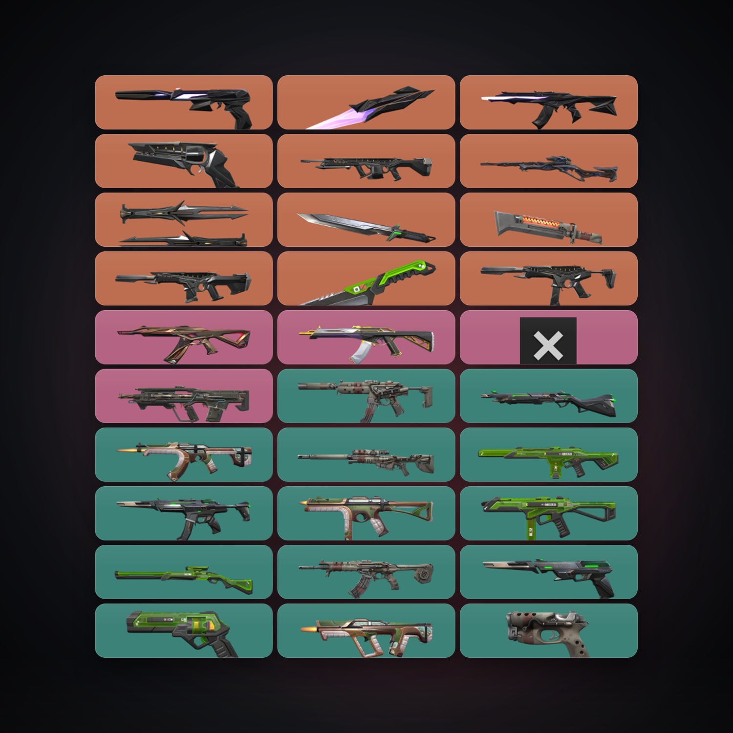 EU locker — 5 knives, 62 skins, lvl 68 — HabibiAccounts