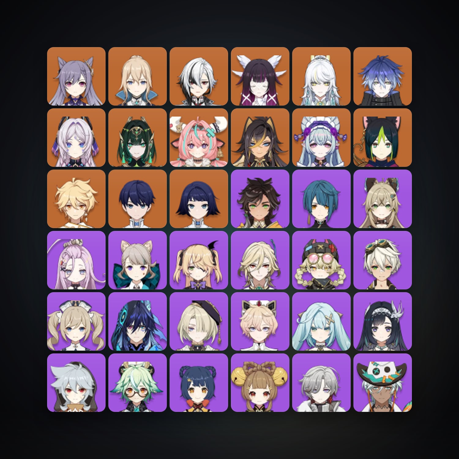 Genshin Impact | AR 56 | 59 Chars | 12× 5★ — Genshin / miHoYo Account — HabibiAccounts