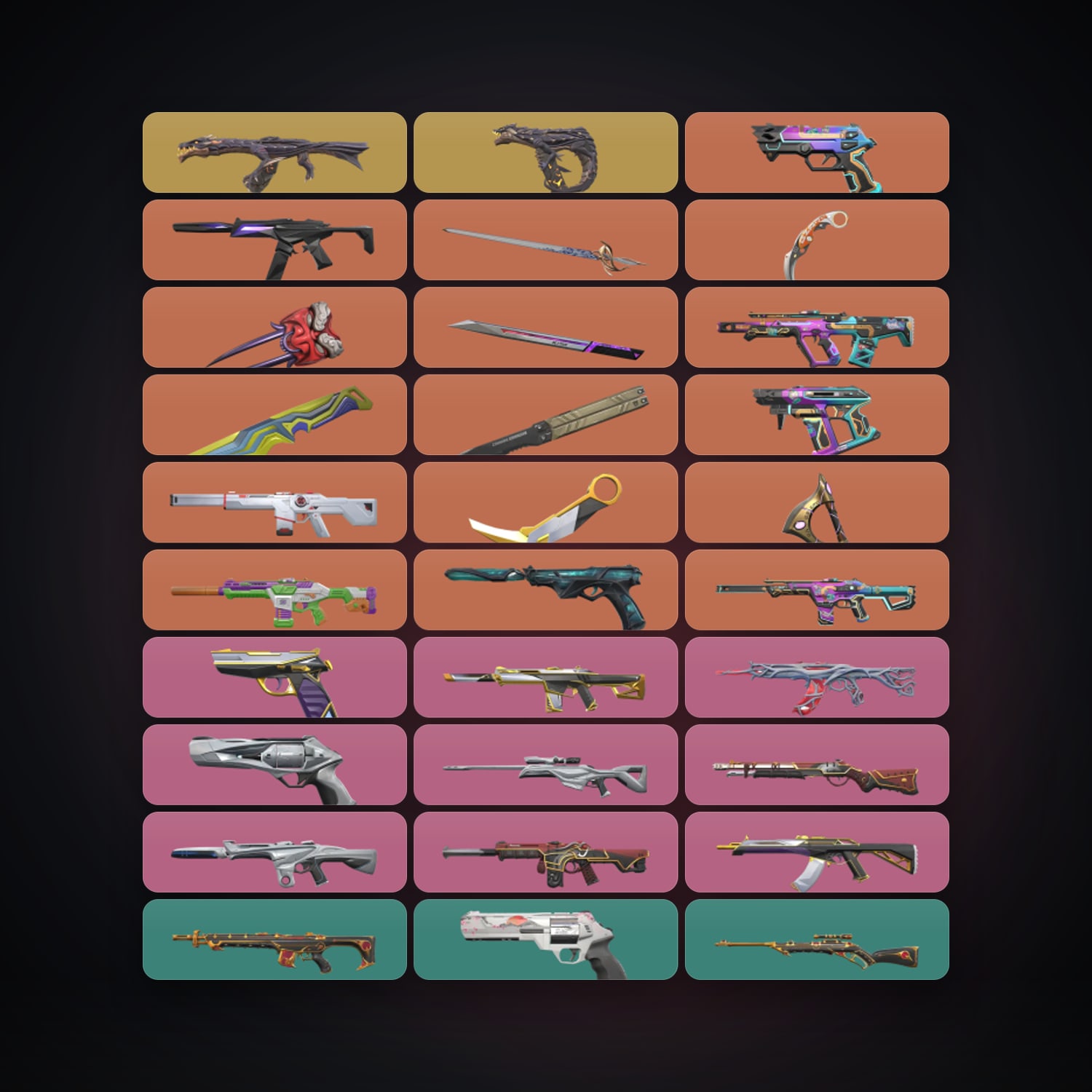 NA Silver 3 locker — 8 knives, 122 skins, lvl 179 — HabibiAccounts