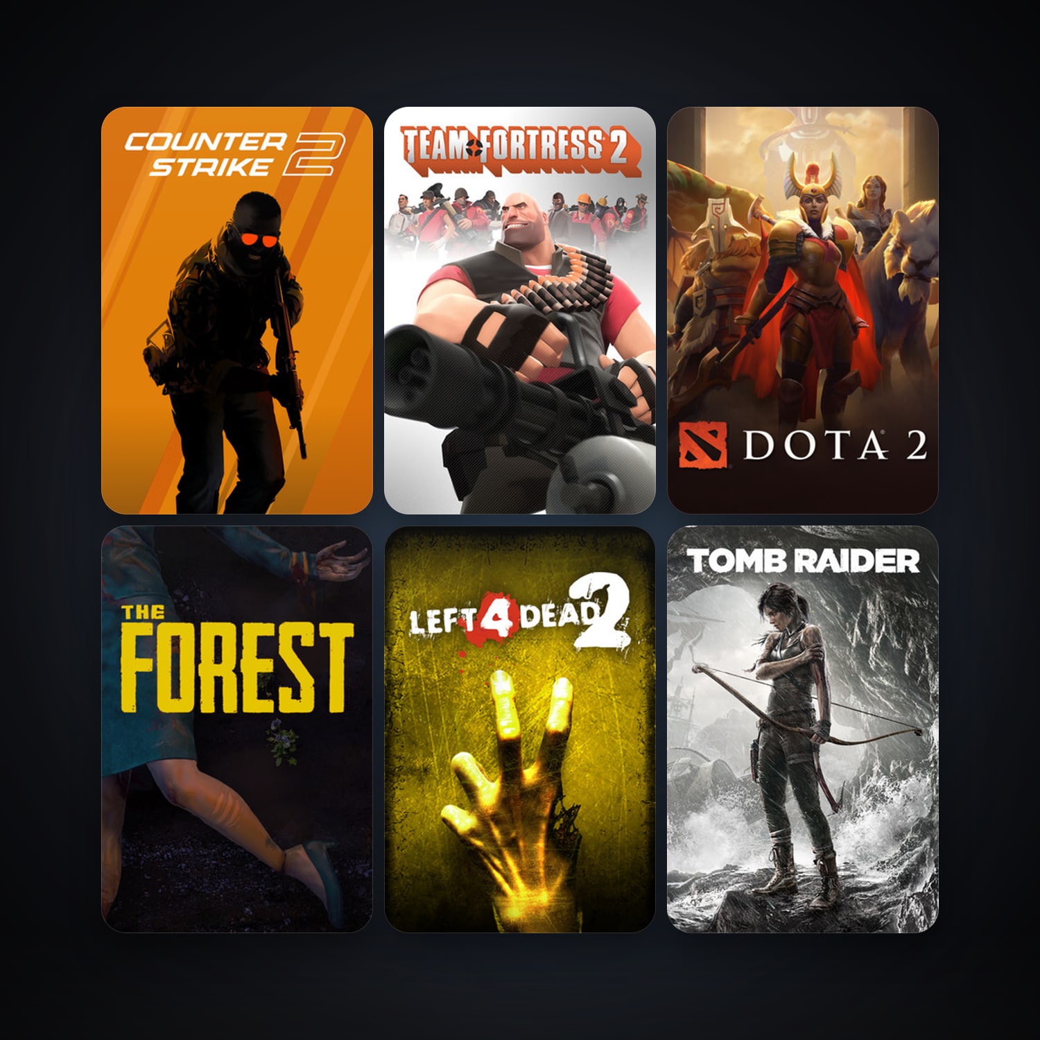 Left 4 Dead + Left 4 Dead 2, 36 games, Steam 10, clean — HabibiAccounts