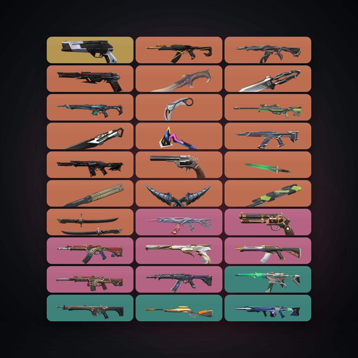 EU Diamond 1 locker — 10 knives, 101 skins, lvl 182 — HabibiAccounts