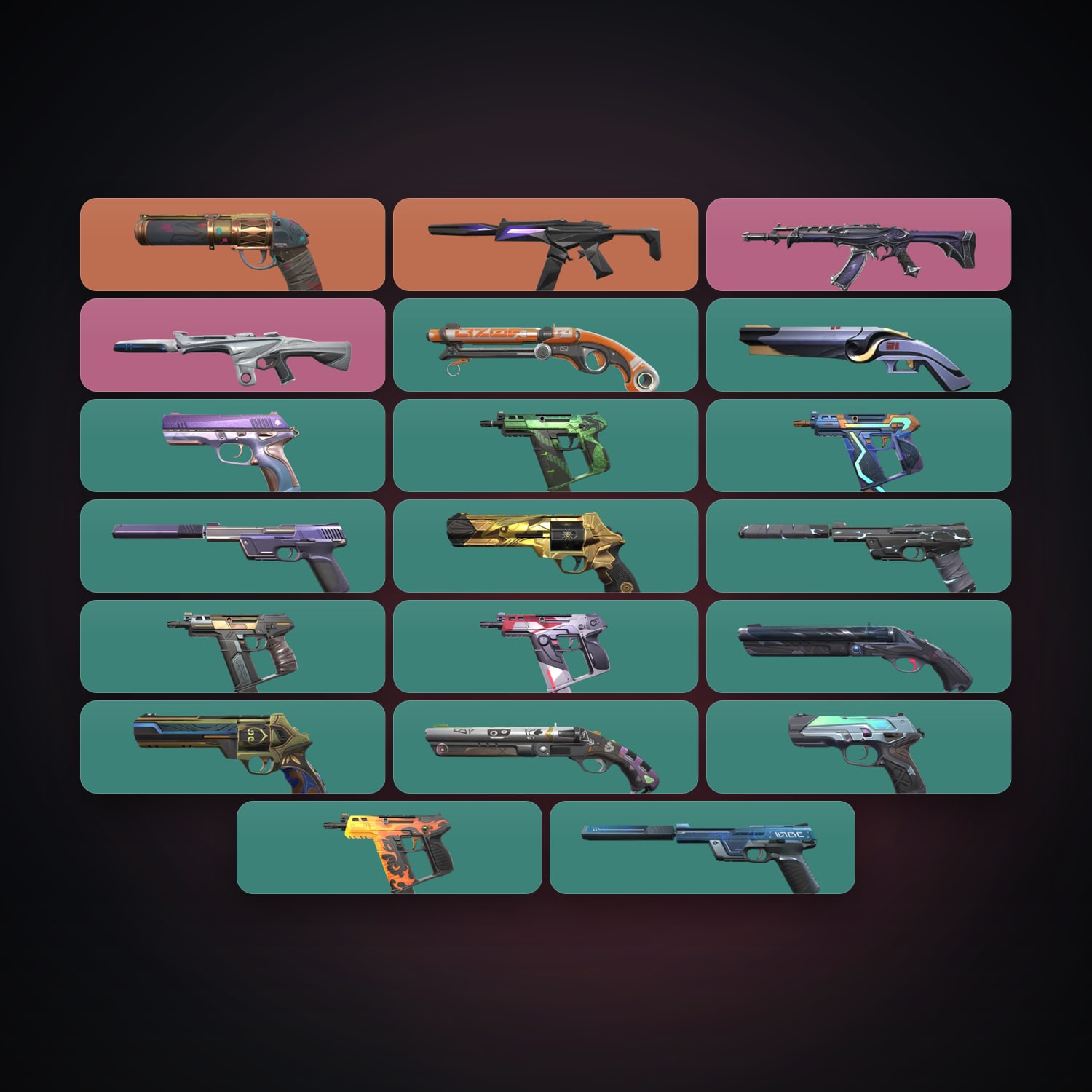 AP Gold 2 locker — 20 skins, lvl 214 — HabibiAccounts