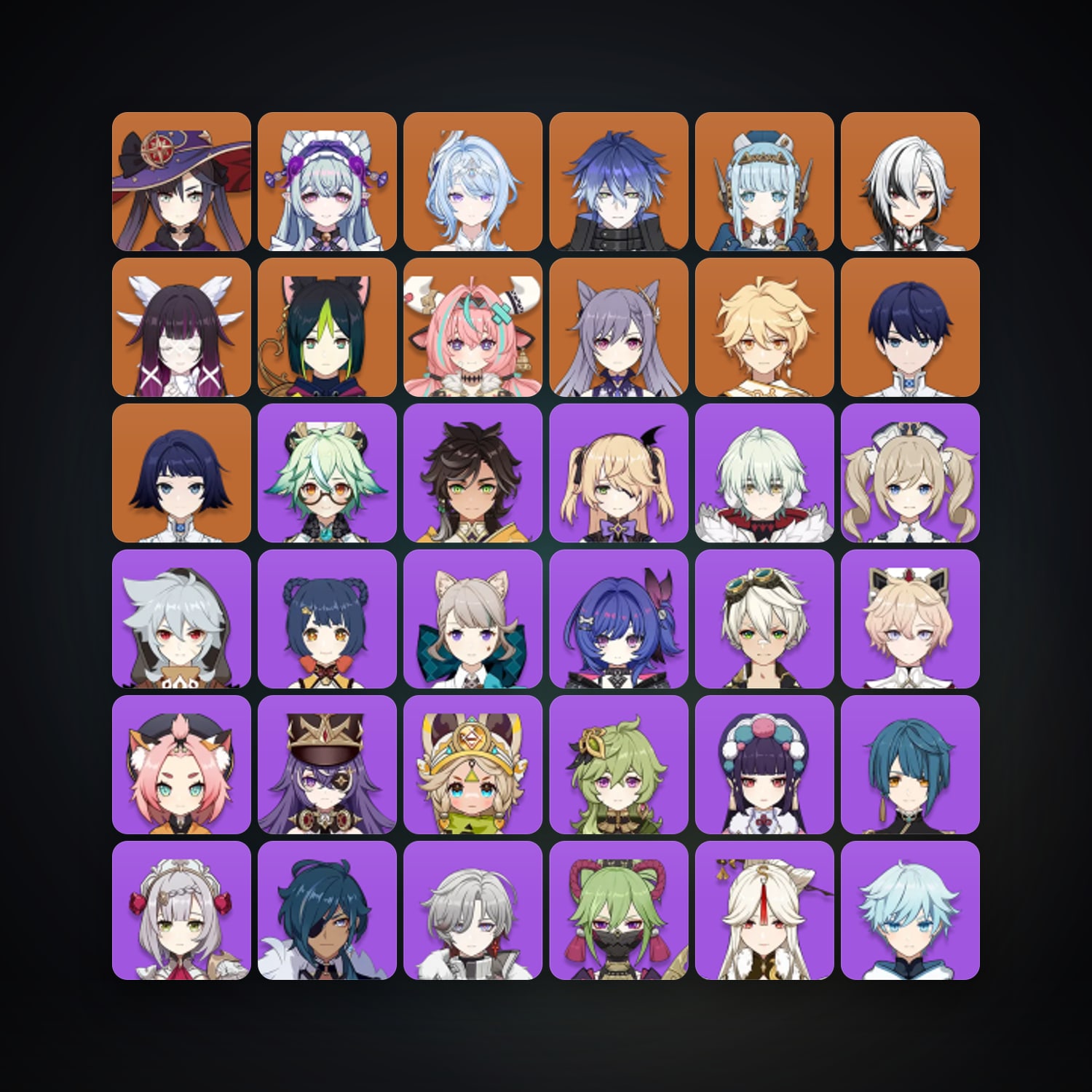 Genshin Impact | AR 57 | 46 Chars | 10× 5★ — Genshin / miHoYo Account — HabibiAccounts
