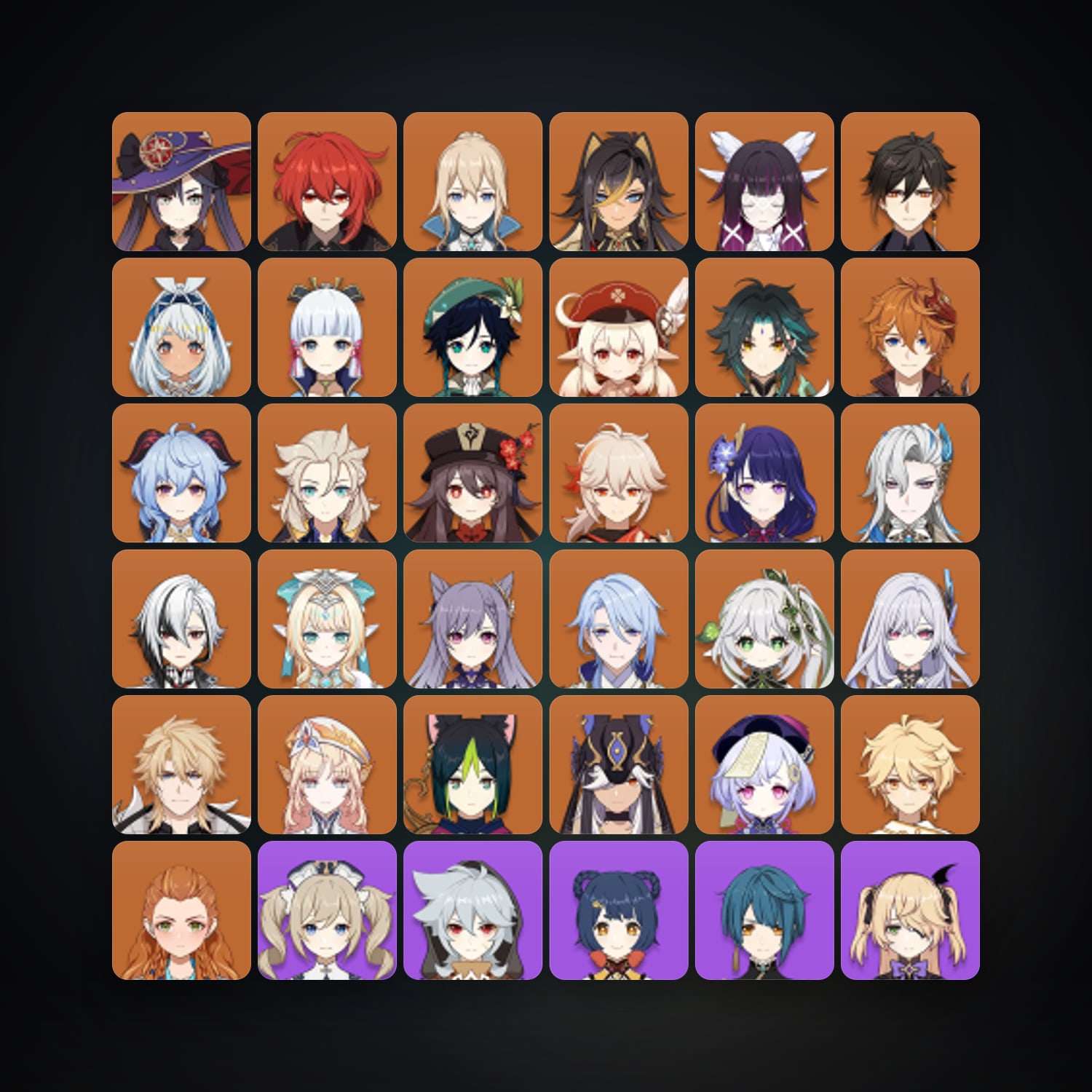 Genshin Impact | AR 60 | 79 Chars | 29× 5★ — Genshin / miHoYo Account — HabibiAccounts