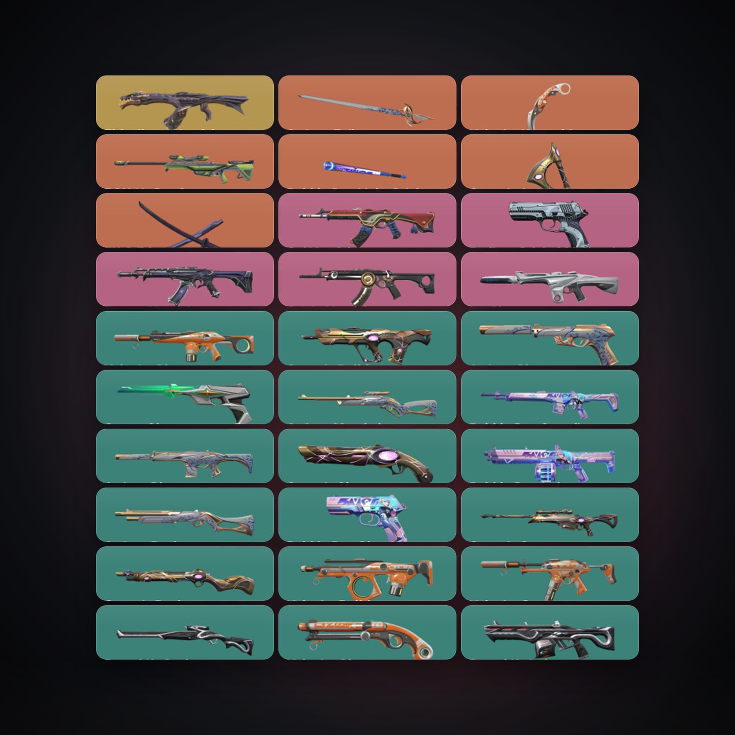 EU Silver 3 locker — 5 knives, 86 skins, lvl 302 — HabibiAccounts