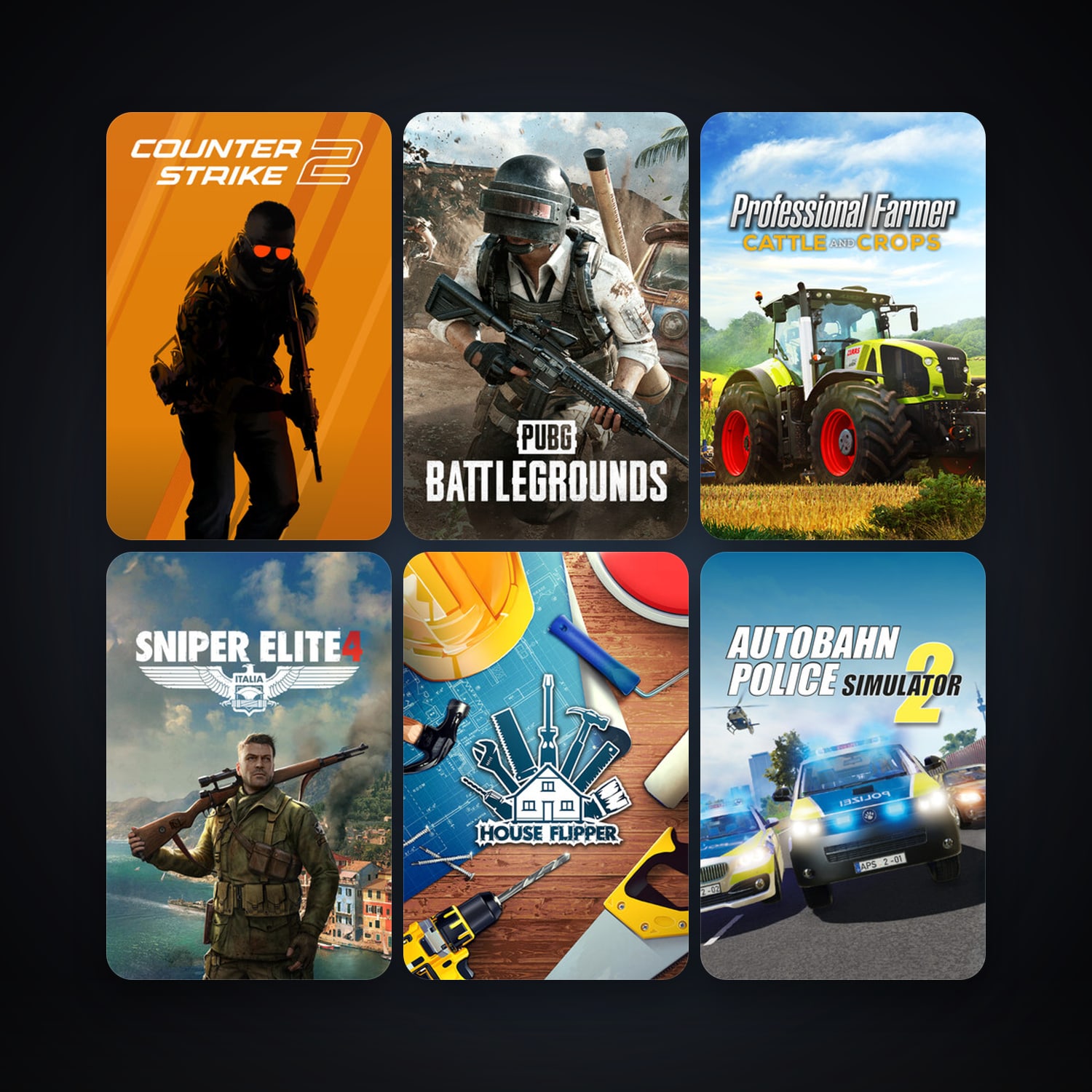 CS2 Prime + Sniper Elite 4, 15 games, clean — HabibiAccounts