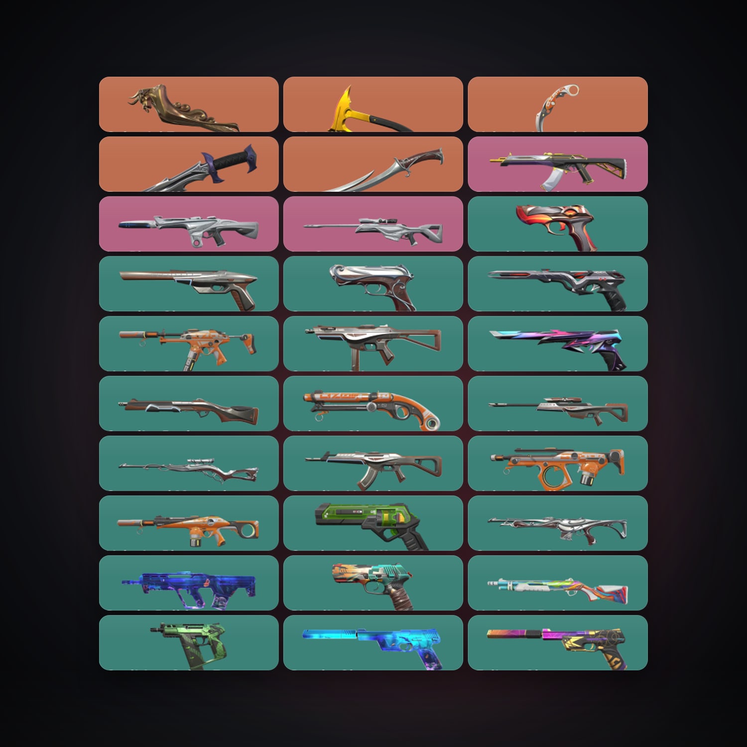 EU Plat 2 locker — 5 knives, 68 skins, lvl 329 — HabibiAccounts