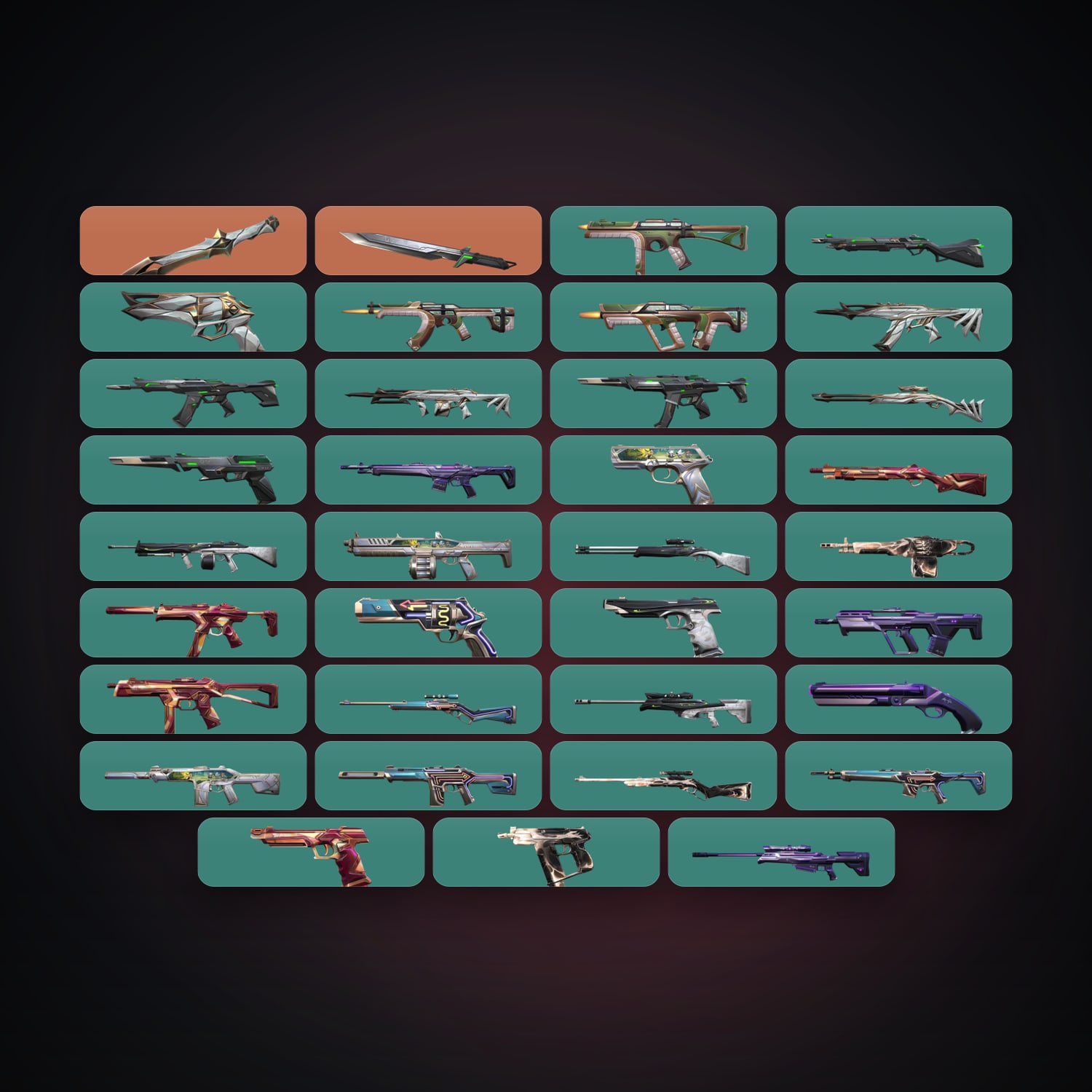 AP Silver 1 locker — 2 knives, 36 skins, lvl 64 — HabibiAccounts