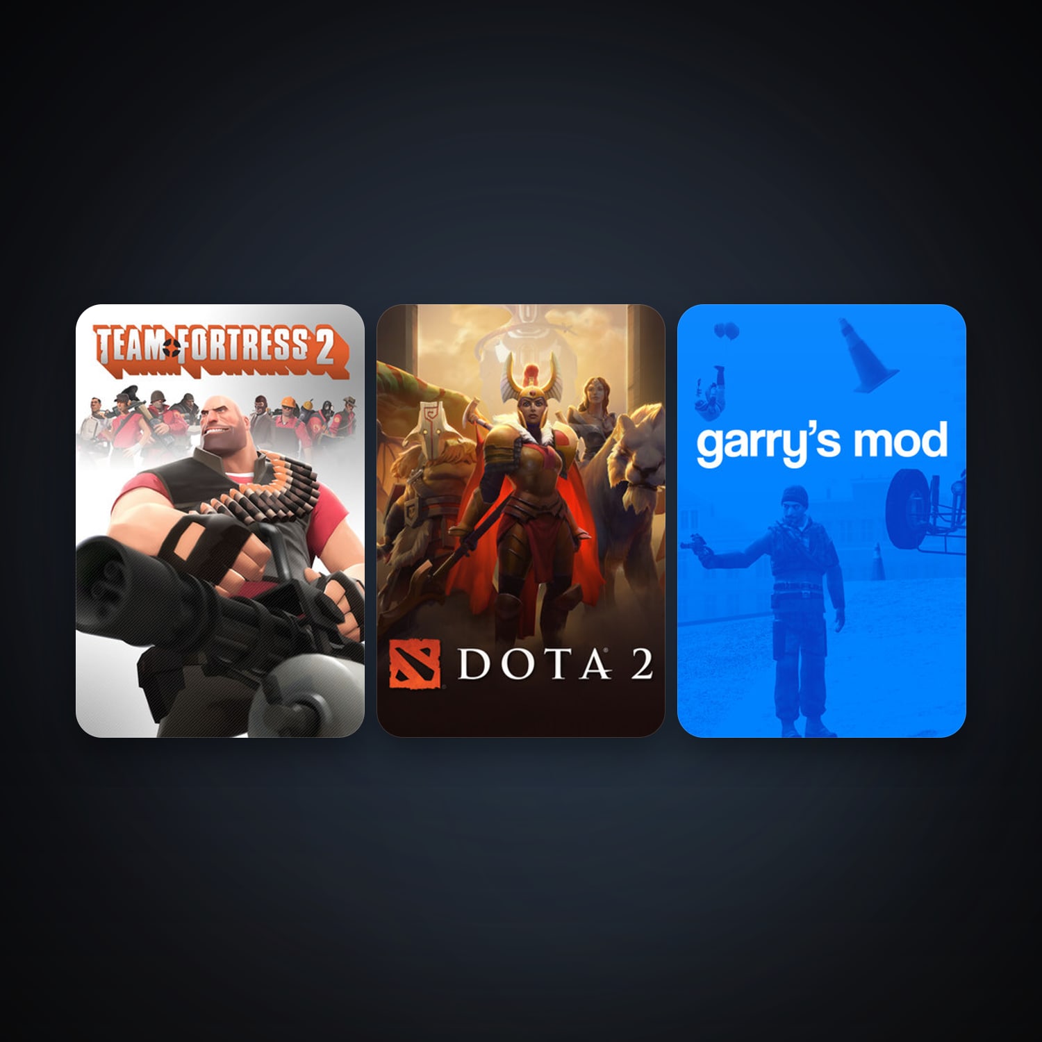 Team Fortress 2 + Dota 2, 3 games, clean — HabibiAccounts