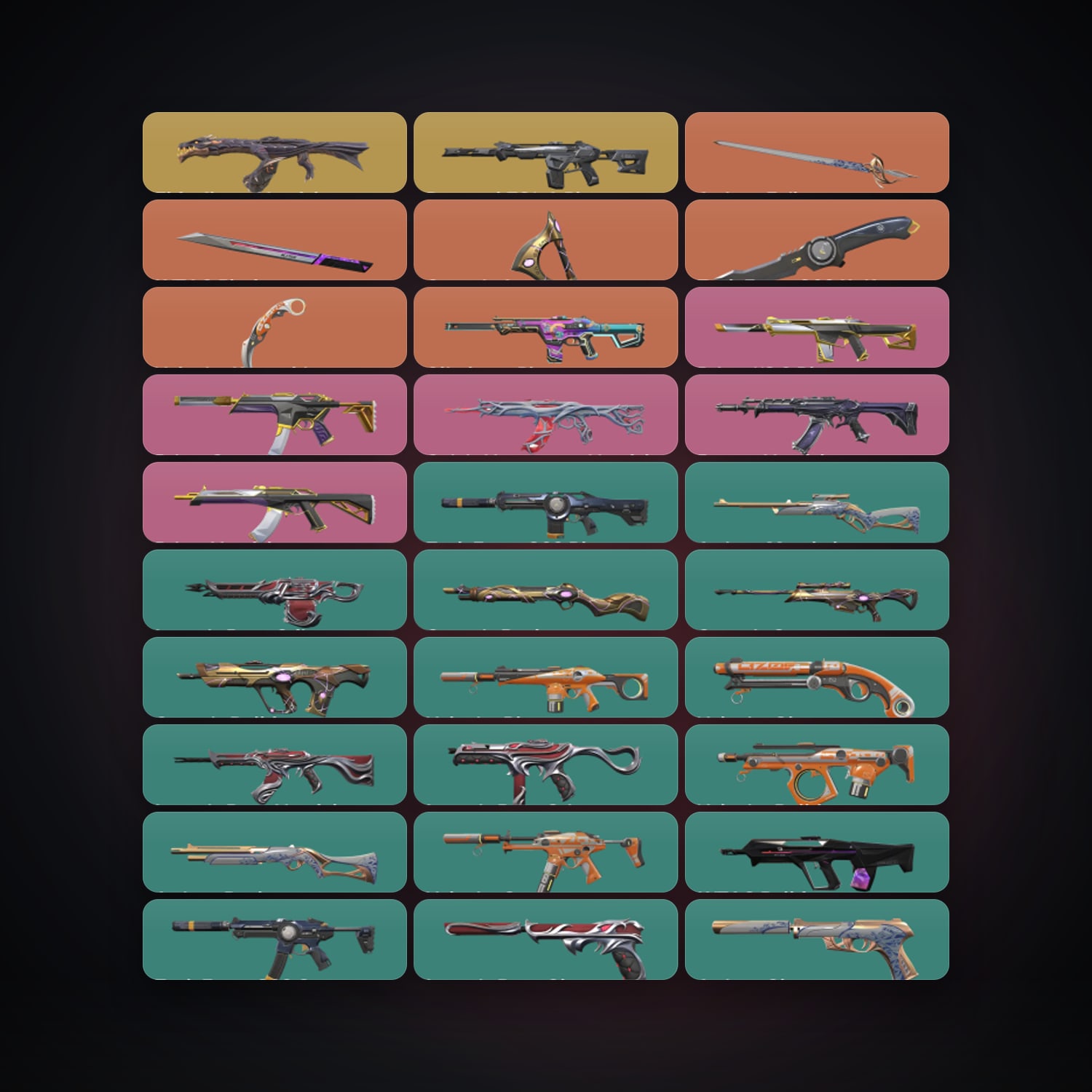 EU Silver 2 locker — 5 knives, 95 skins, lvl 181 — HabibiAccounts